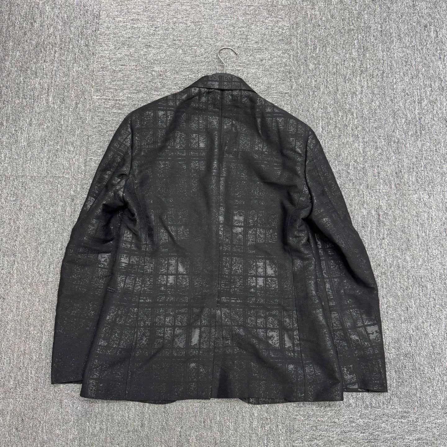 Hermes hermes velvet checkered suit jacket Size US L / EU 52-54 / 3 - 2 Thumbnail