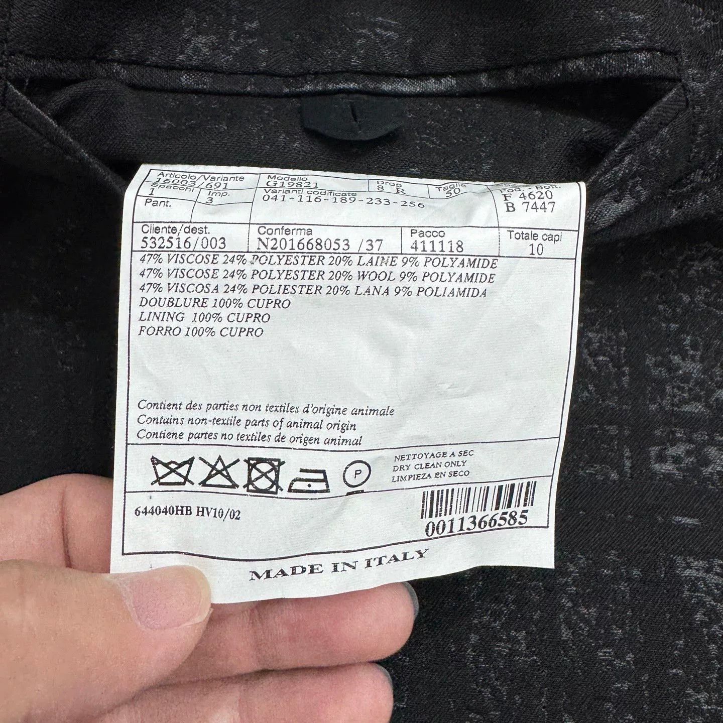 Hermes hermes velvet checkered suit jacket Size US L / EU 52-54 / 3 - 5 Thumbnail