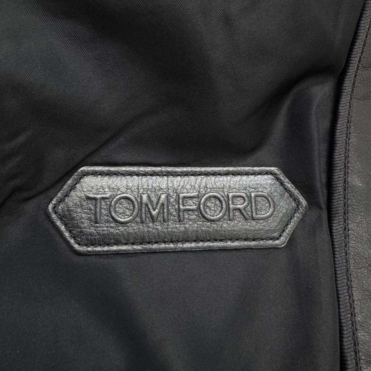 Tom Ford tom ford leather jacket in excellent condition Size US L / EU 52-54 / 3 - 3 Thumbnail