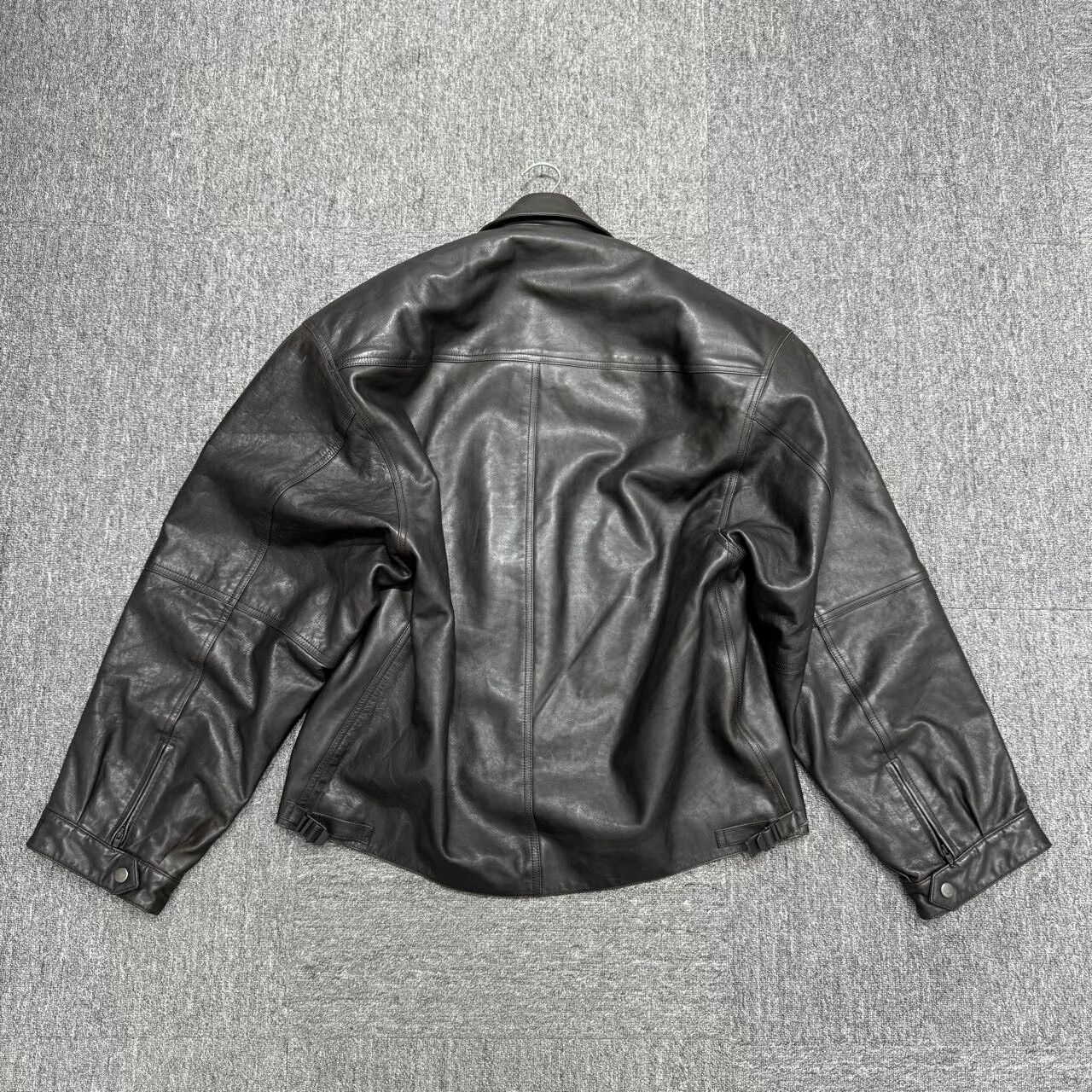 Balenciaga Balenciaga Cocoon Kick Leather Jacket Size M Size US M / EU 48-50 / 2 - 2 Thumbnail