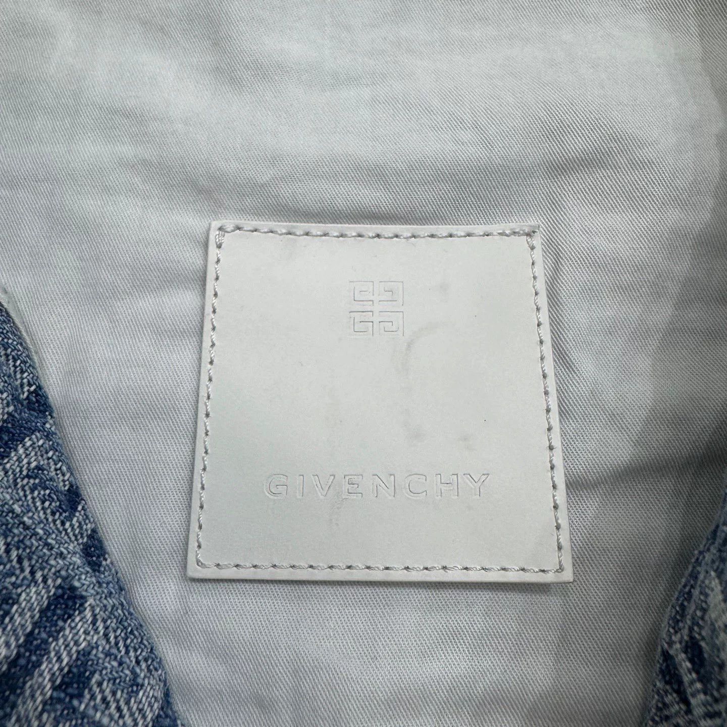 Givenchy Givenchy Logo Denim Jacket XXL Size Size US XXL / EU 58 / 5 - 3 Thumbnail