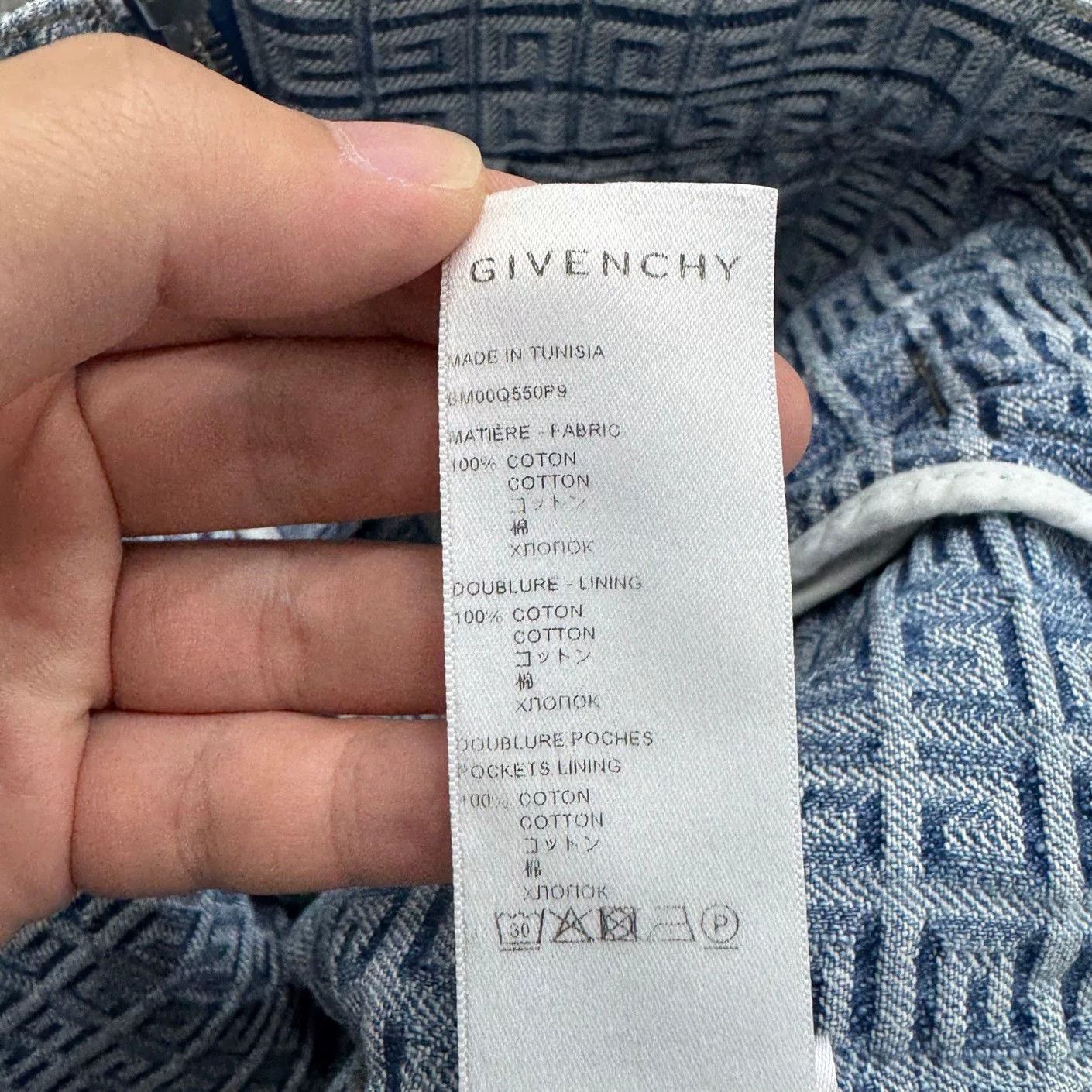 Givenchy Givenchy Logo Denim Jacket XXL Size Size US XXL / EU 58 / 5 - 5 Thumbnail