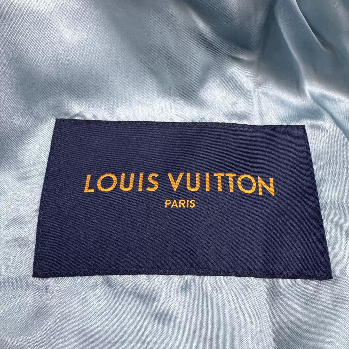 Louis Vuitton louis vuitton blue cloud leather jacket Size US L / EU 52-54 / 3 - 3 Thumbnail