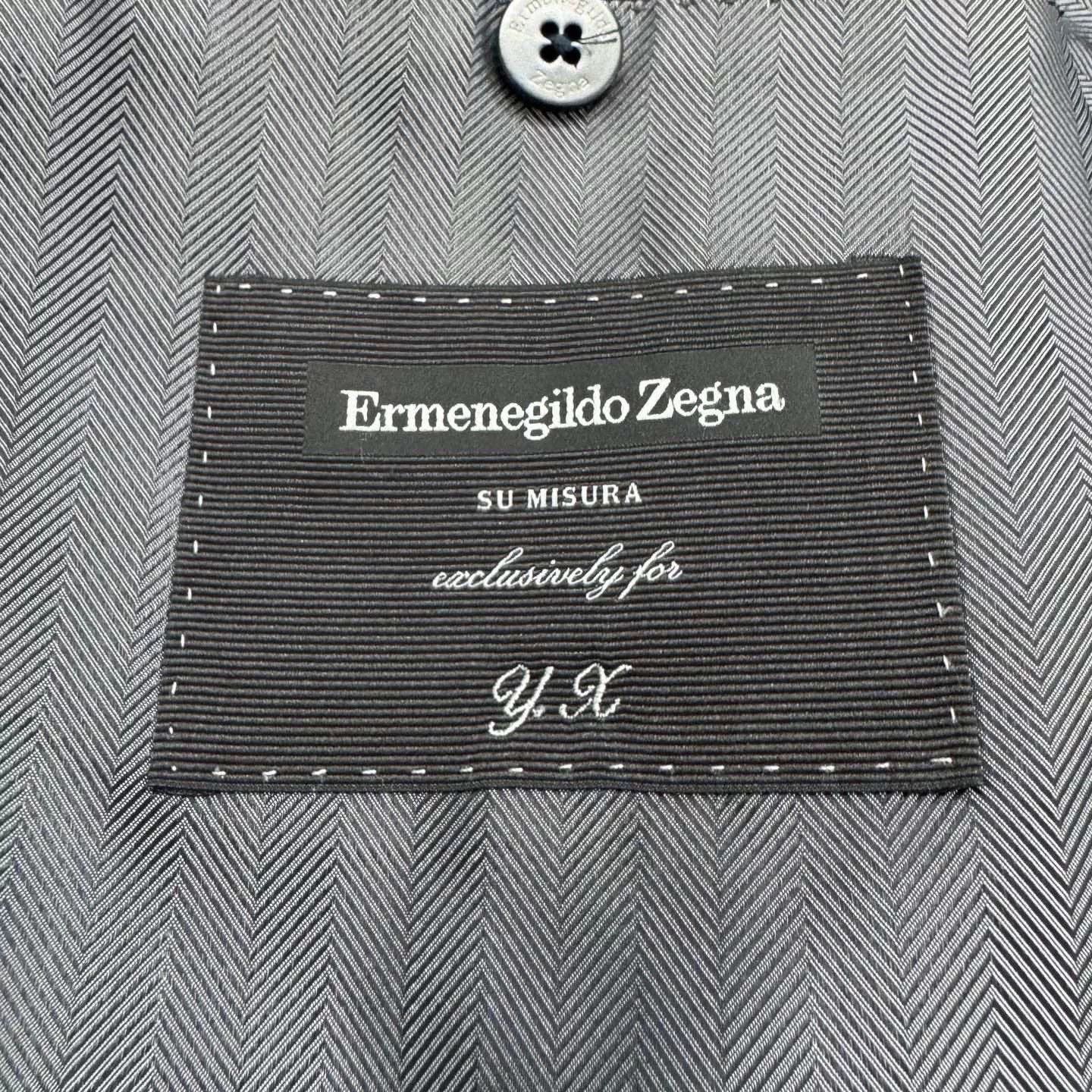 Ermenegildo Zegna Zegna Su Misura Wool Suit Jacket Size US XXL / EU 58 / 5 - 3 Thumbnail