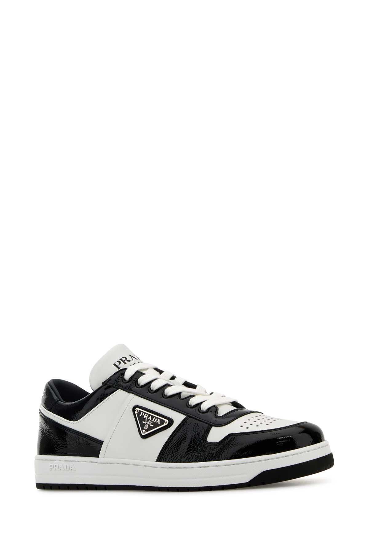 Prada Two-Tone Leather Downtown Sneakers Size US 8 / EU 41 - 2 Thumbnail