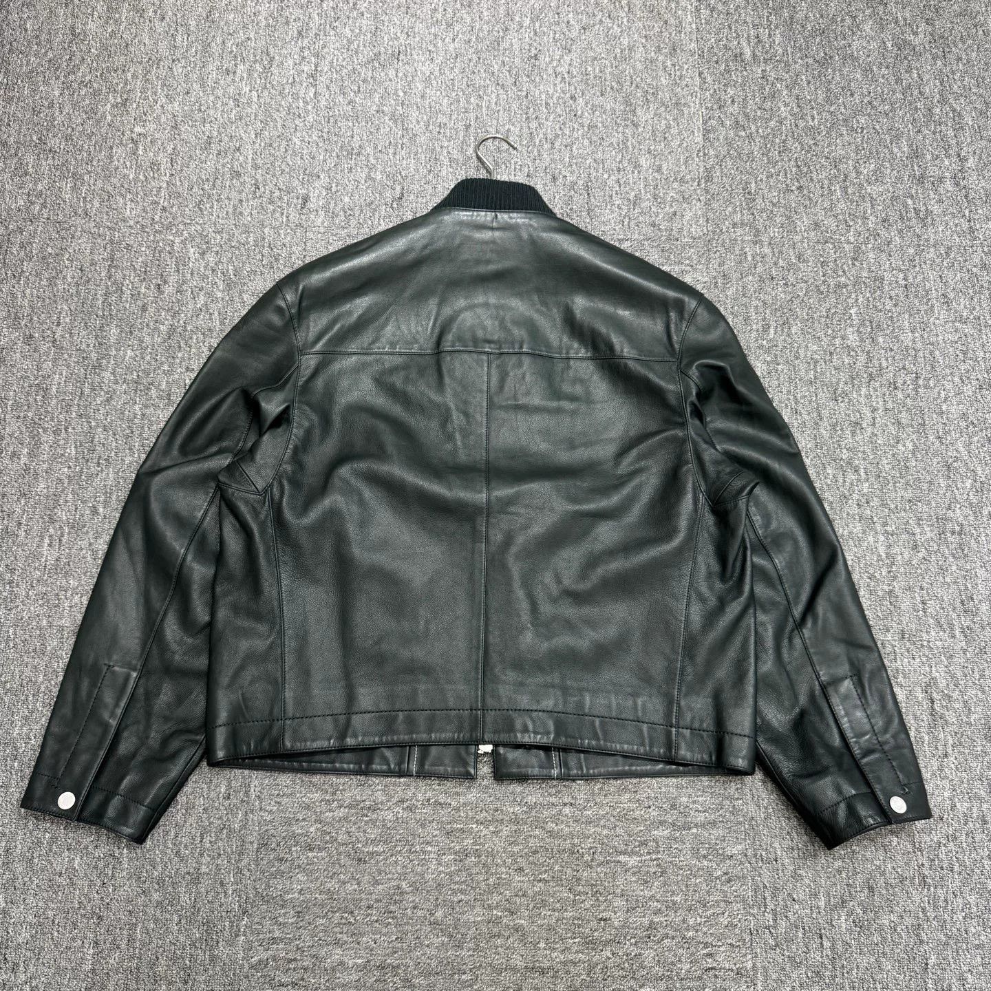 Hermes hermes dark green leather jacket Size US XXL / EU 58 / 5 - 2 Thumbnail