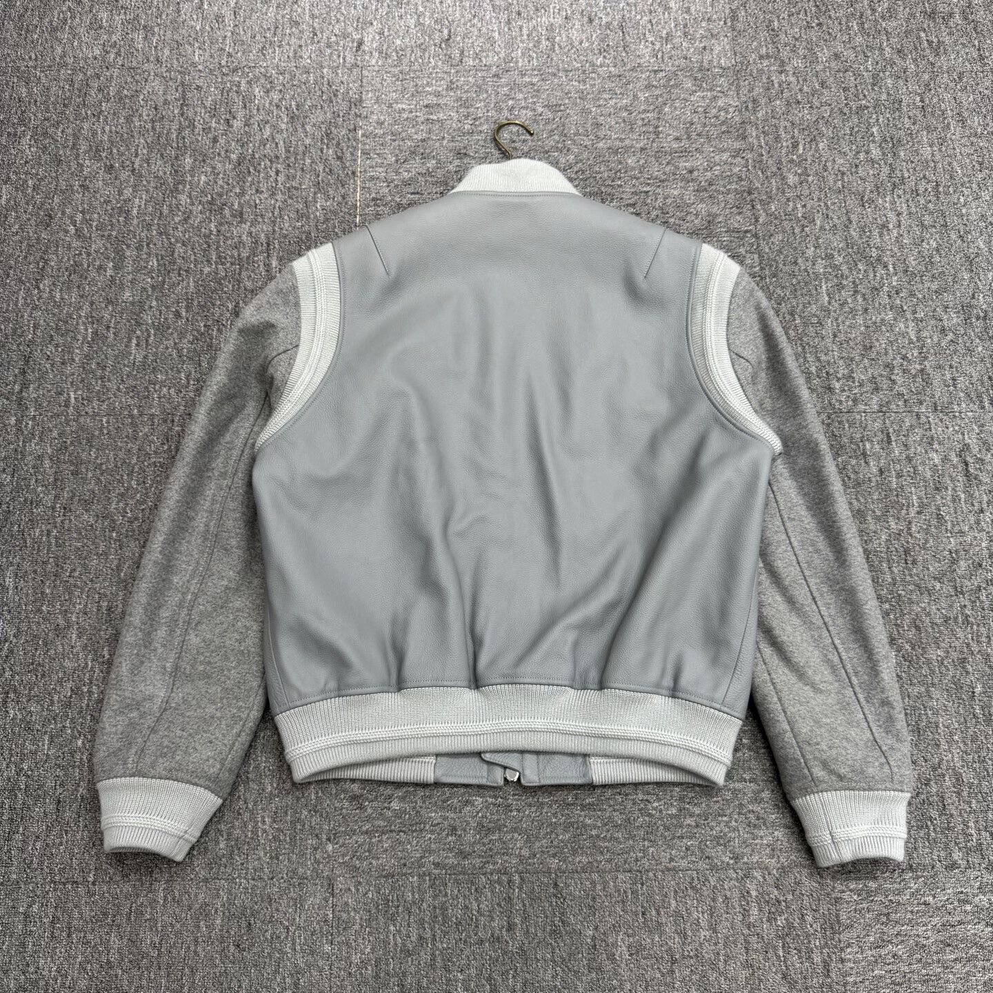 Dior Dior Wool and Leather Baseball Jacket Size US XXL / EU 58 / 5 - 2 Thumbnail