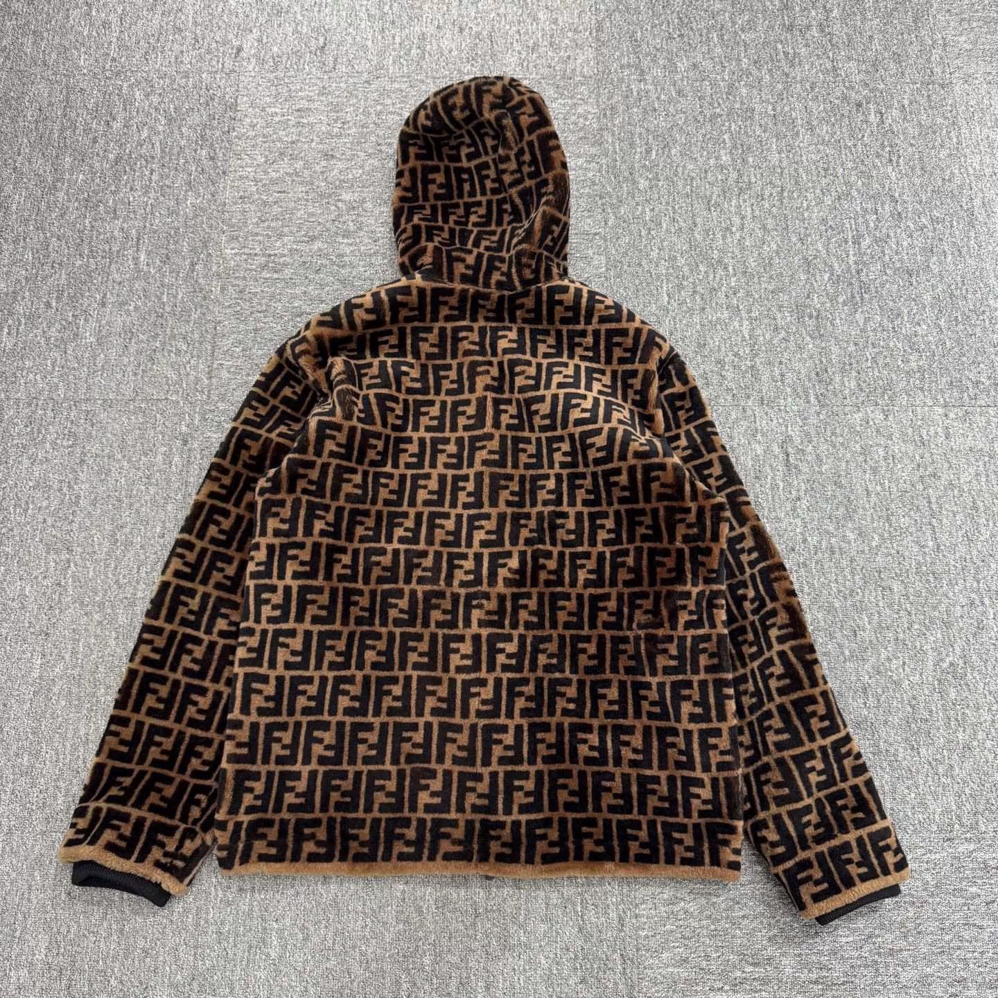 Fendi Fendi Double Sided Leather Jacket with Hood Size US L / EU 52-54 / 3 - 3 Thumbnail