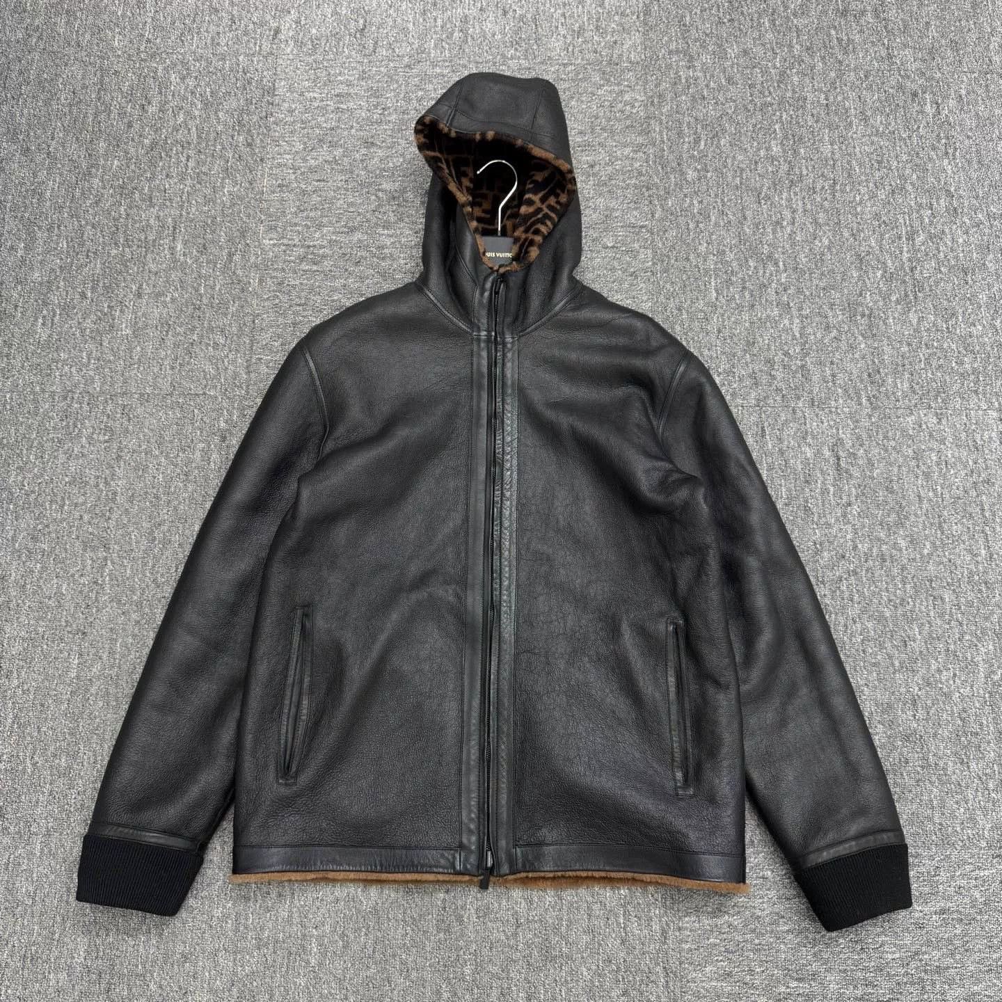 Fendi Fendi Double Sided Leather Jacket with Hood Size US L / EU 52-54 / 3 - 2 Thumbnail