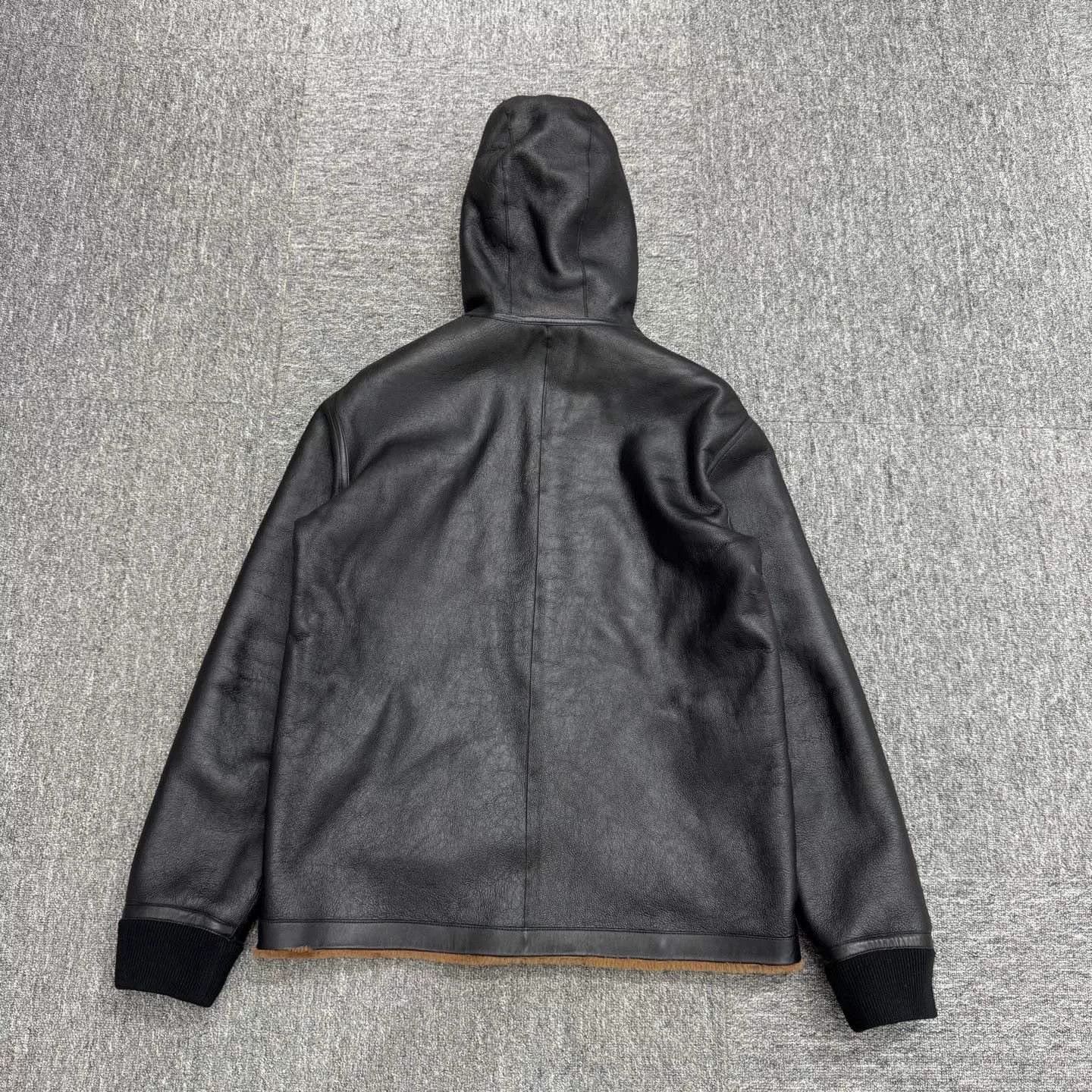 Fendi Fendi Double Sided Leather Jacket with Hood Size US L / EU 52-54 / 3 - 4 Thumbnail