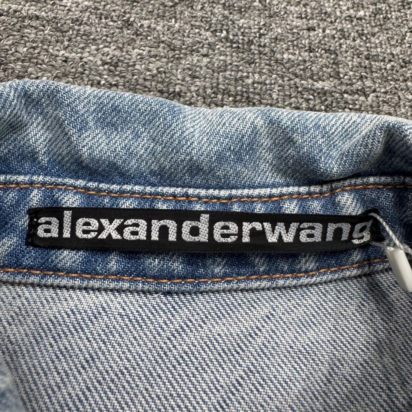 Alexander Wang alexander wang vintage denim jacket in light wash Size US XXS / EU 40 - 3 Thumbnail