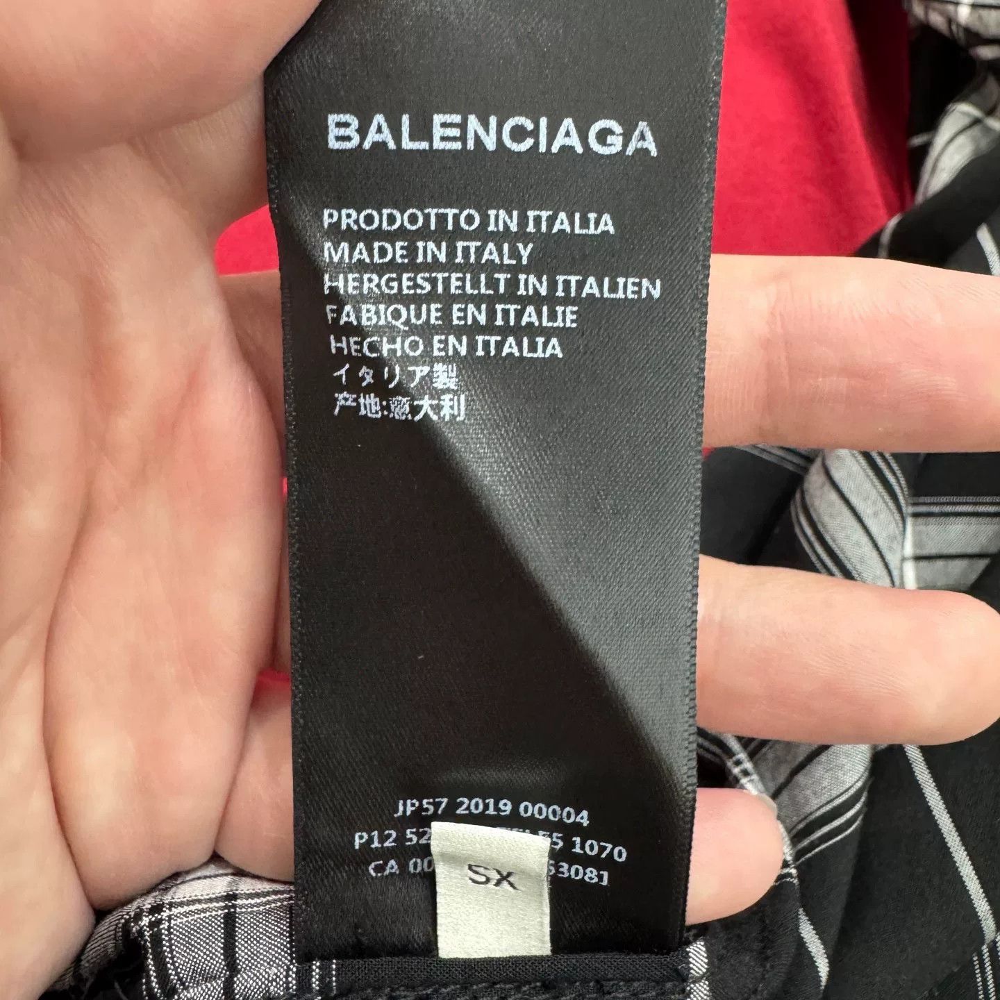 Balenciaga balenciaga two-layer shirt with checks Size US XS / EU 42 / 0 - 5 Thumbnail