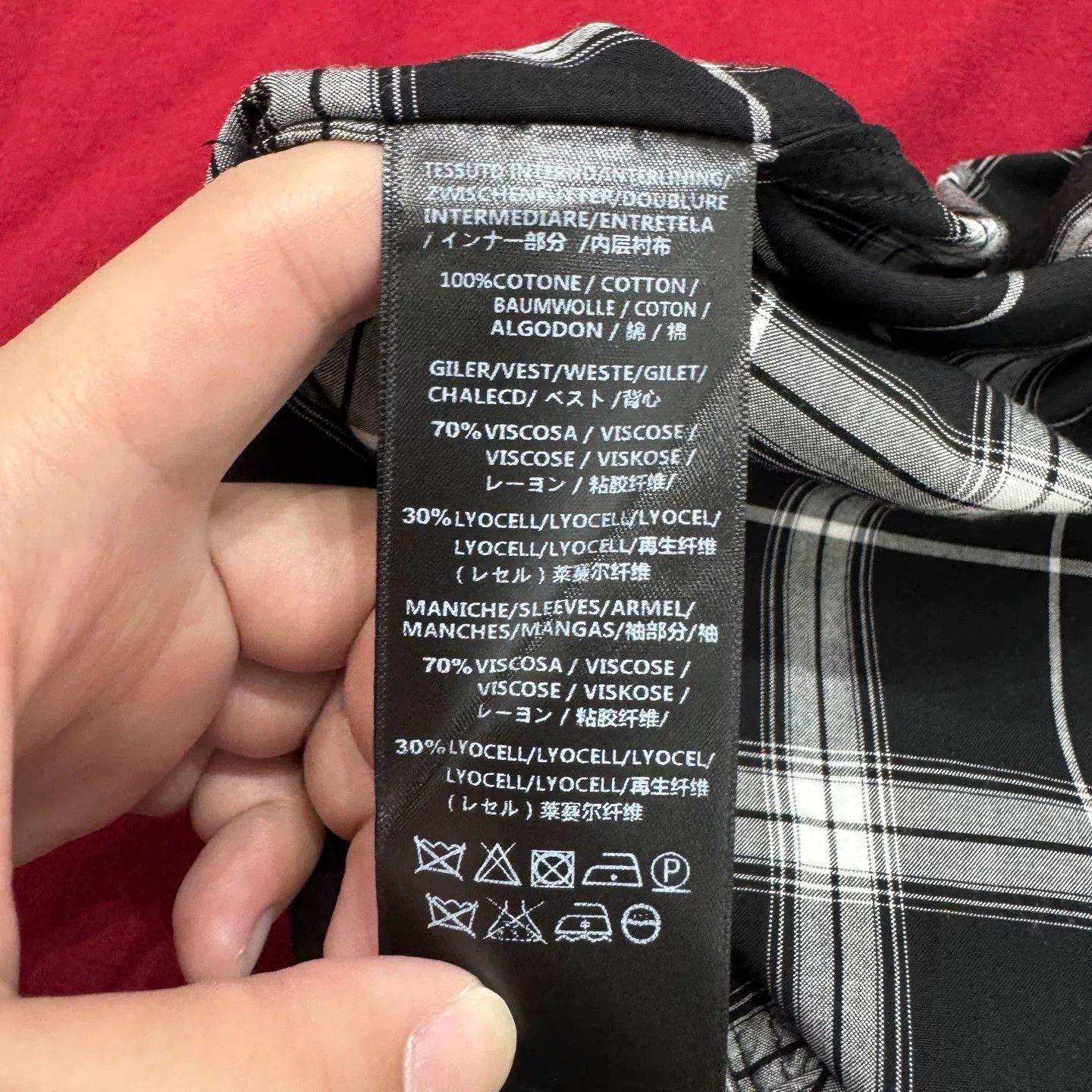 Balenciaga balenciaga two-layer shirt with checks Size US XS / EU 42 / 0 - 6 Thumbnail