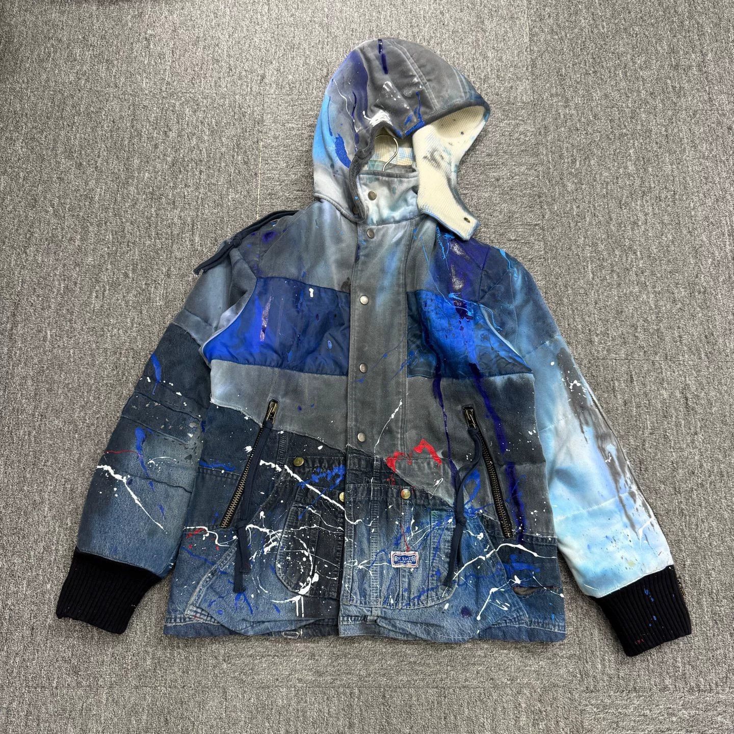 Greg Lauren Greg Lauren Ink Splash Cotton Jacket Size US M / EU 48-50 / 2 - 2 Thumbnail