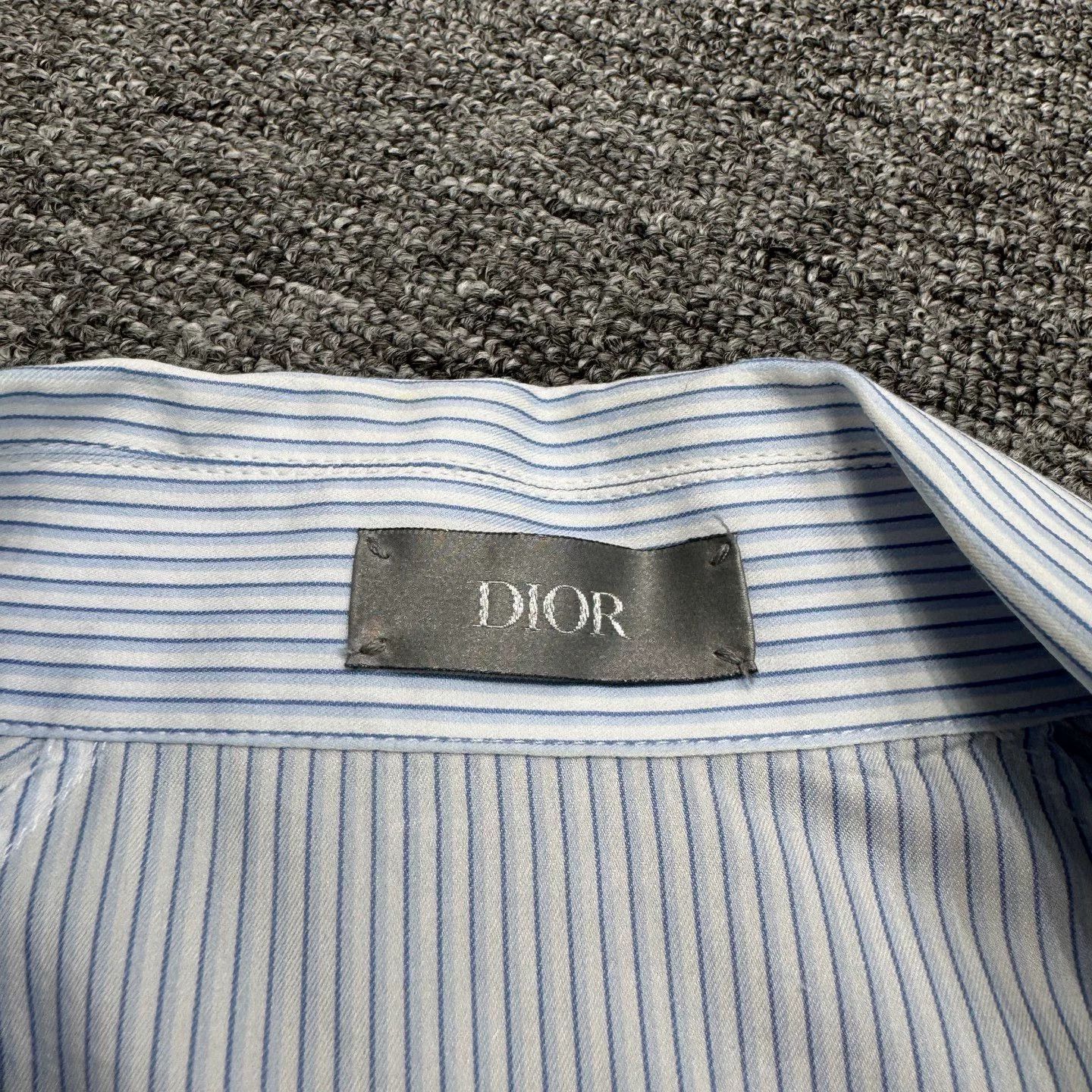 Dior Dior New Blue Striped Jacket Size 50 Size US L / EU 52-54 / 3 - 3 Thumbnail