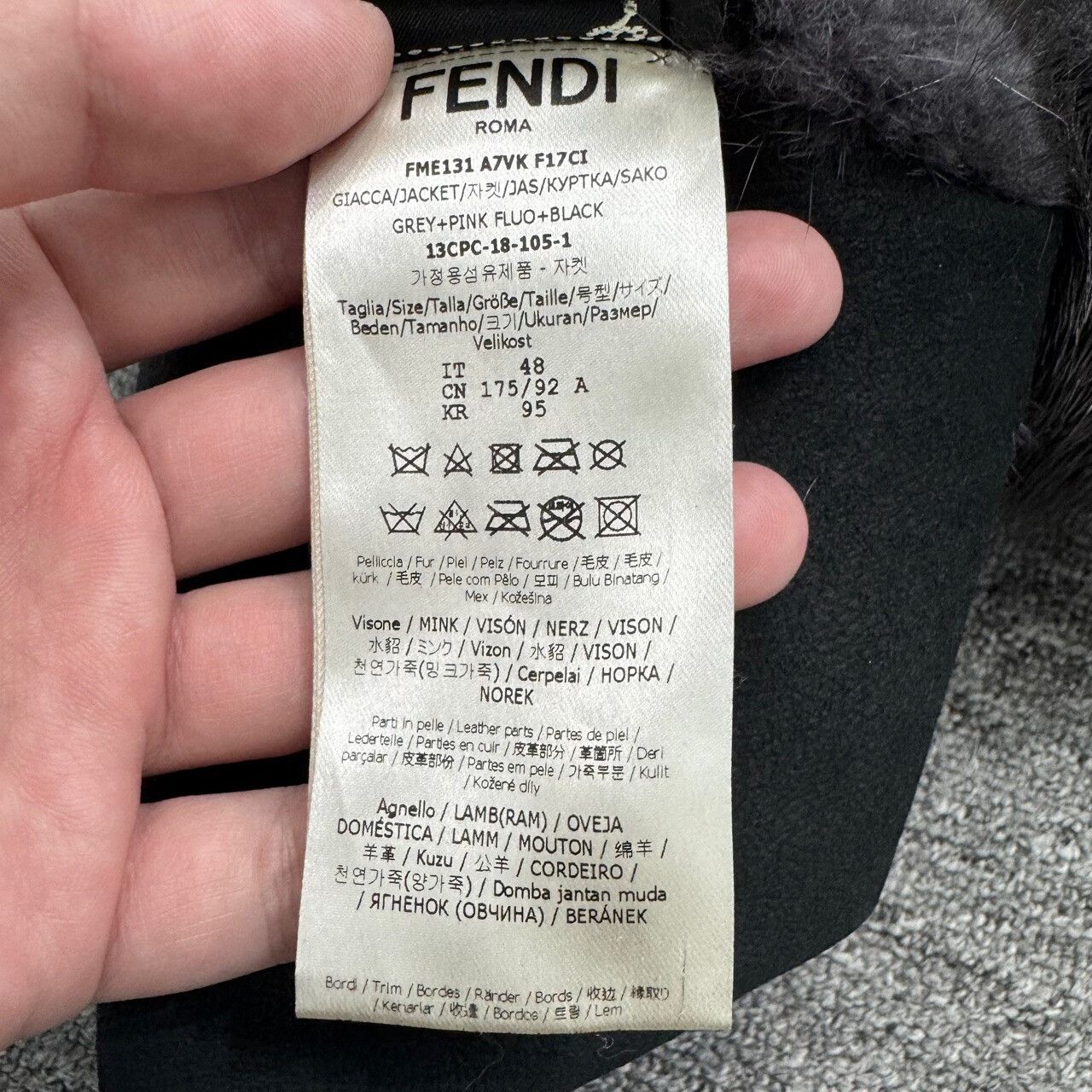 Fendi Fendi Demon Double-Sided Jacket in Black Size US L / EU 52-54 / 3 - 6 Thumbnail