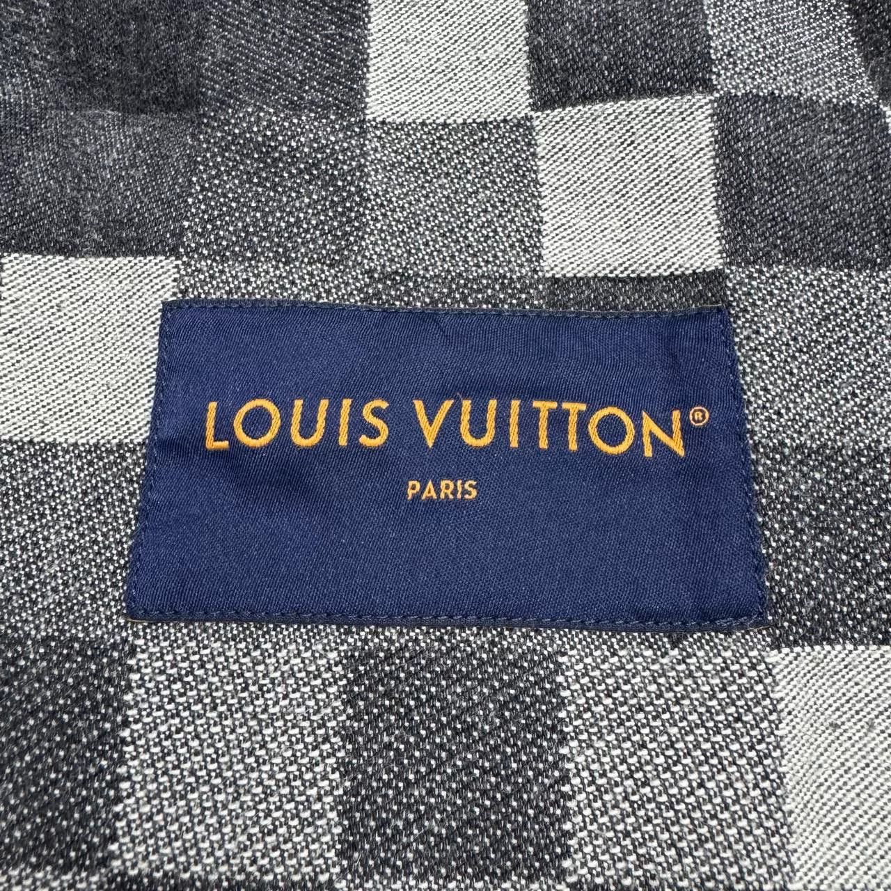 Louis Vuitton louis vuitton gray checkered denim jacket Size US L / EU 52-54 / 3 - 3 Thumbnail
