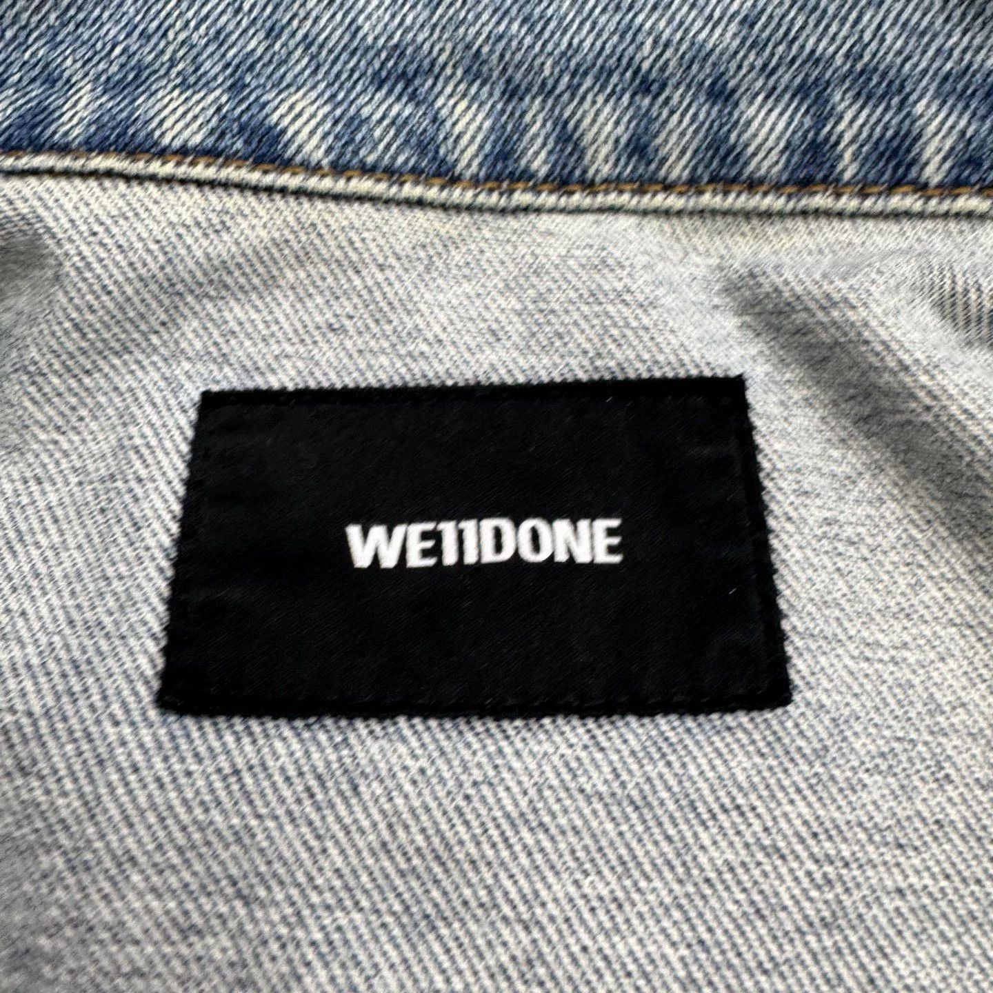 WE11DONE We11done Vintage Wash Denim Jacket Size US M / EU 48-50 / 2 - 4 Thumbnail