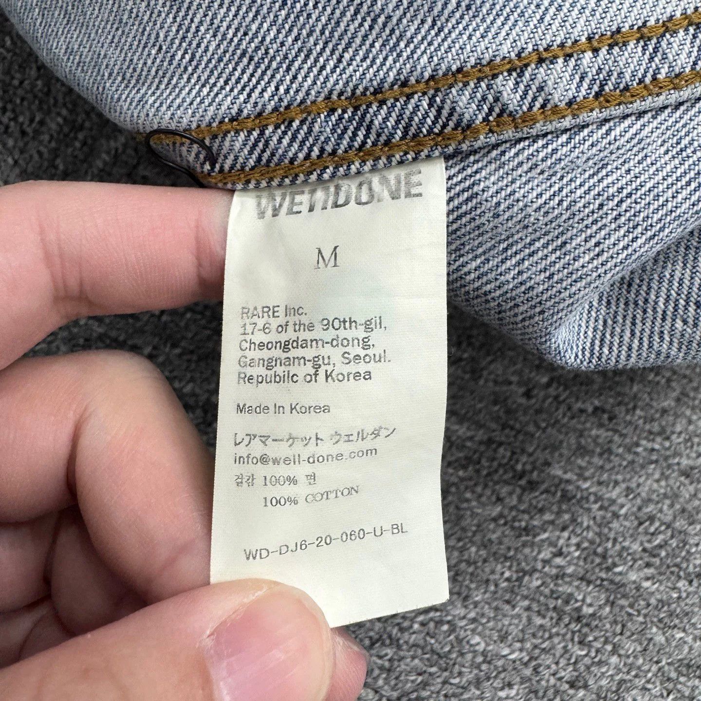 WE11DONE We11done Vintage Wash Denim Jacket Size US M / EU 48-50 / 2 - 5 Thumbnail