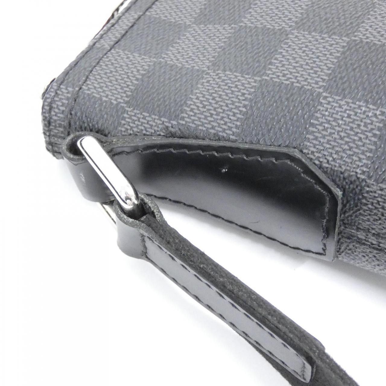 Louis Vuitton Louis Vuitton Louis Vuitton Mick Damier Graphite Shoulder Bag Canvas Shoulder Bag N41211 DUTY FREE for USA Size ONE SIZE - 6 Thumbnail