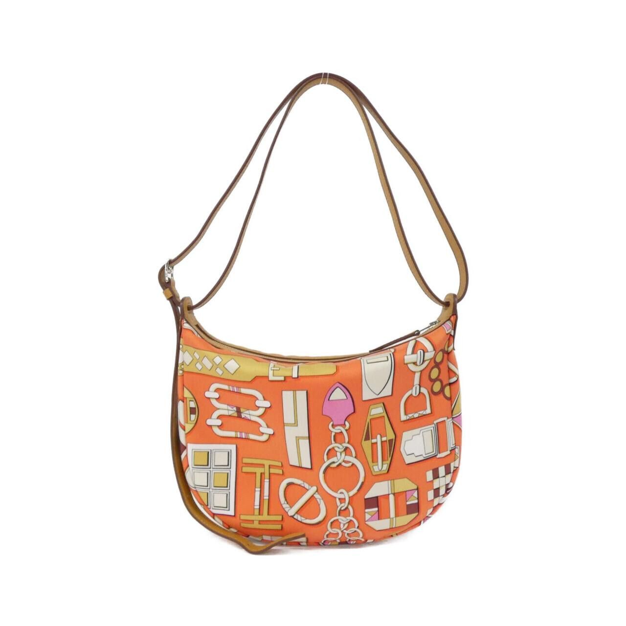 Hermes Hermes Hermès CARRE EN BOUCLES Chaine d'Ancre Swift Silk Pouch Leather Vanity Bag DUTY FREE for USA Size ONE SIZE - 2 Thumbnail