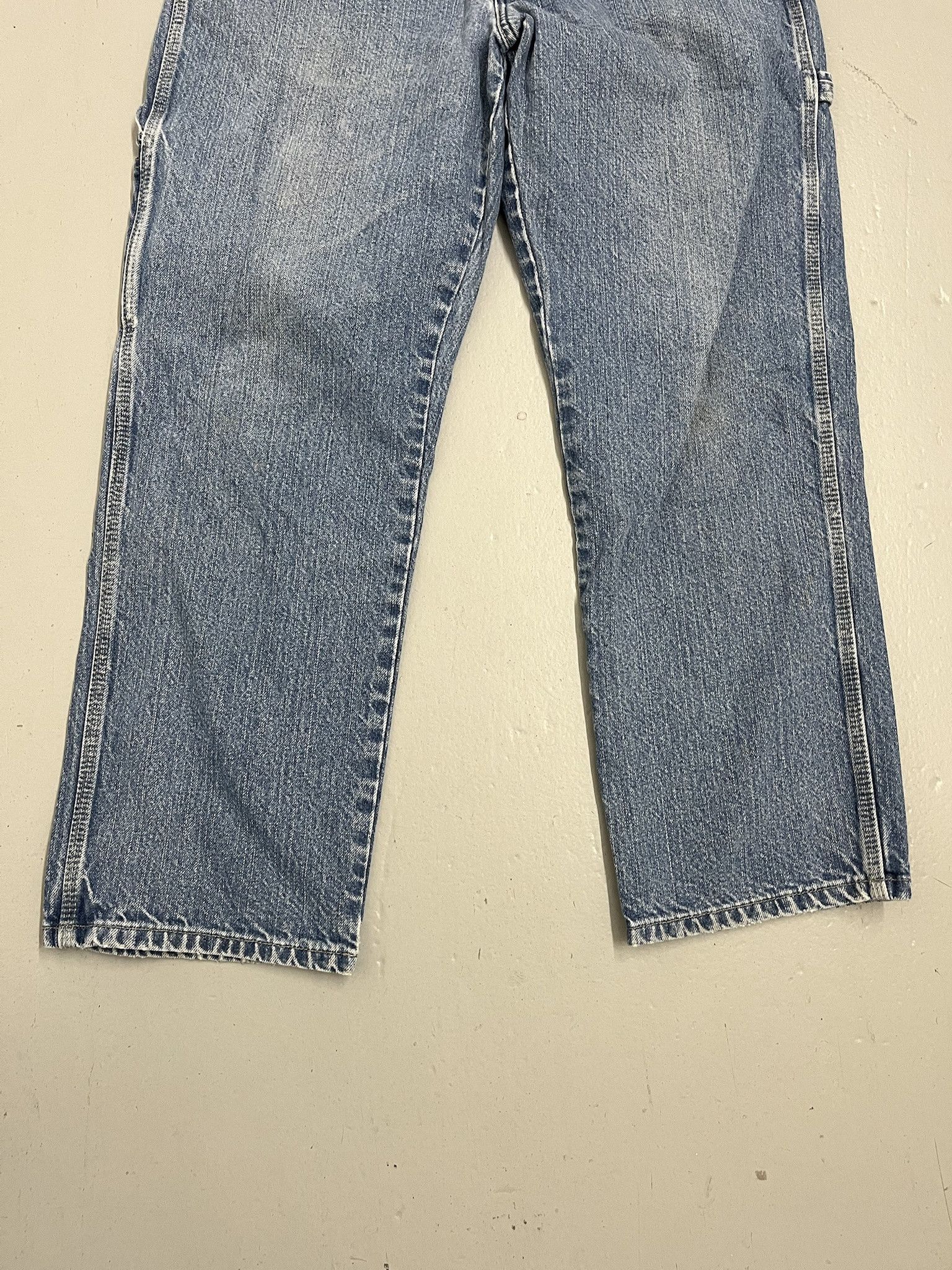 Carhartt Vintage 90s Dickies Carpenter Heavy Duty Loose Fit Jeans Size 35x28 Size US 35 - 3 Thumbnail