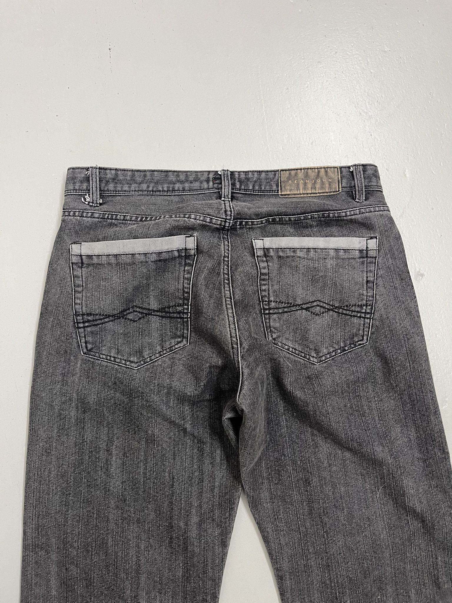 Sean John Vintage 90s Sean John Baggy Black Pants Size 36x31 Size US 36 / EU 52 - 7 Thumbnail