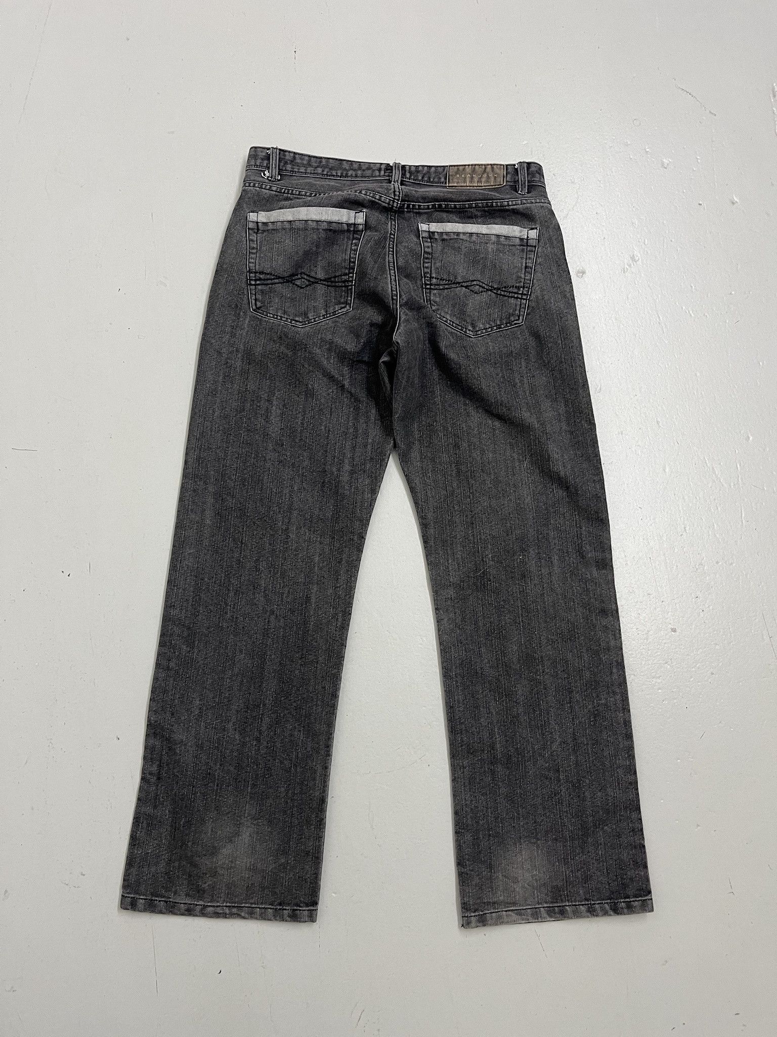 Sean John Vintage 90s Sean John Baggy Black Pants Size 36x31 Size US 36 / EU 52 - 6 Thumbnail