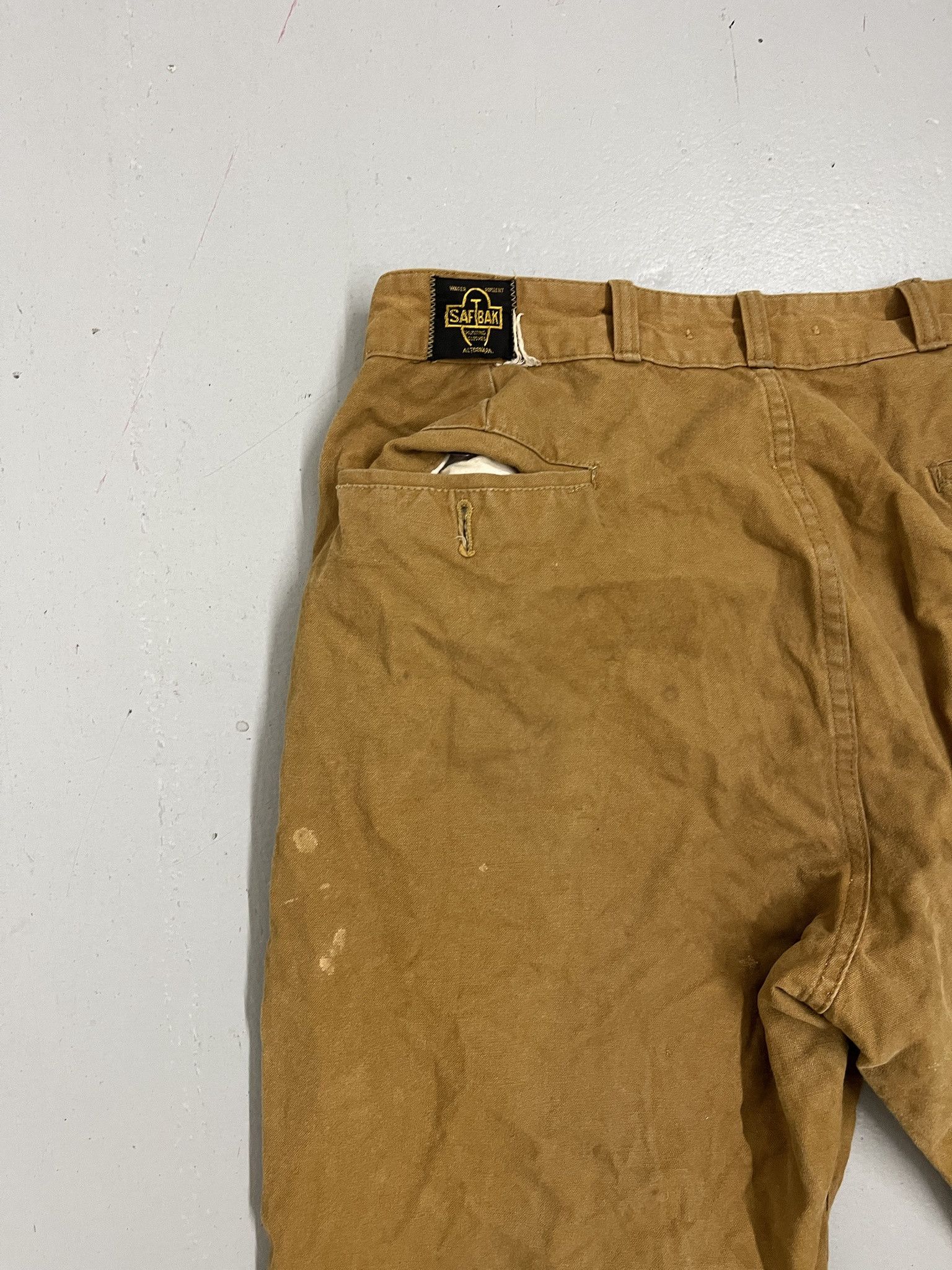Vintage Vinage 70s SafTBak Distressed Canvas Hunting Pants Size 35 Size US 35 - 5 Thumbnail