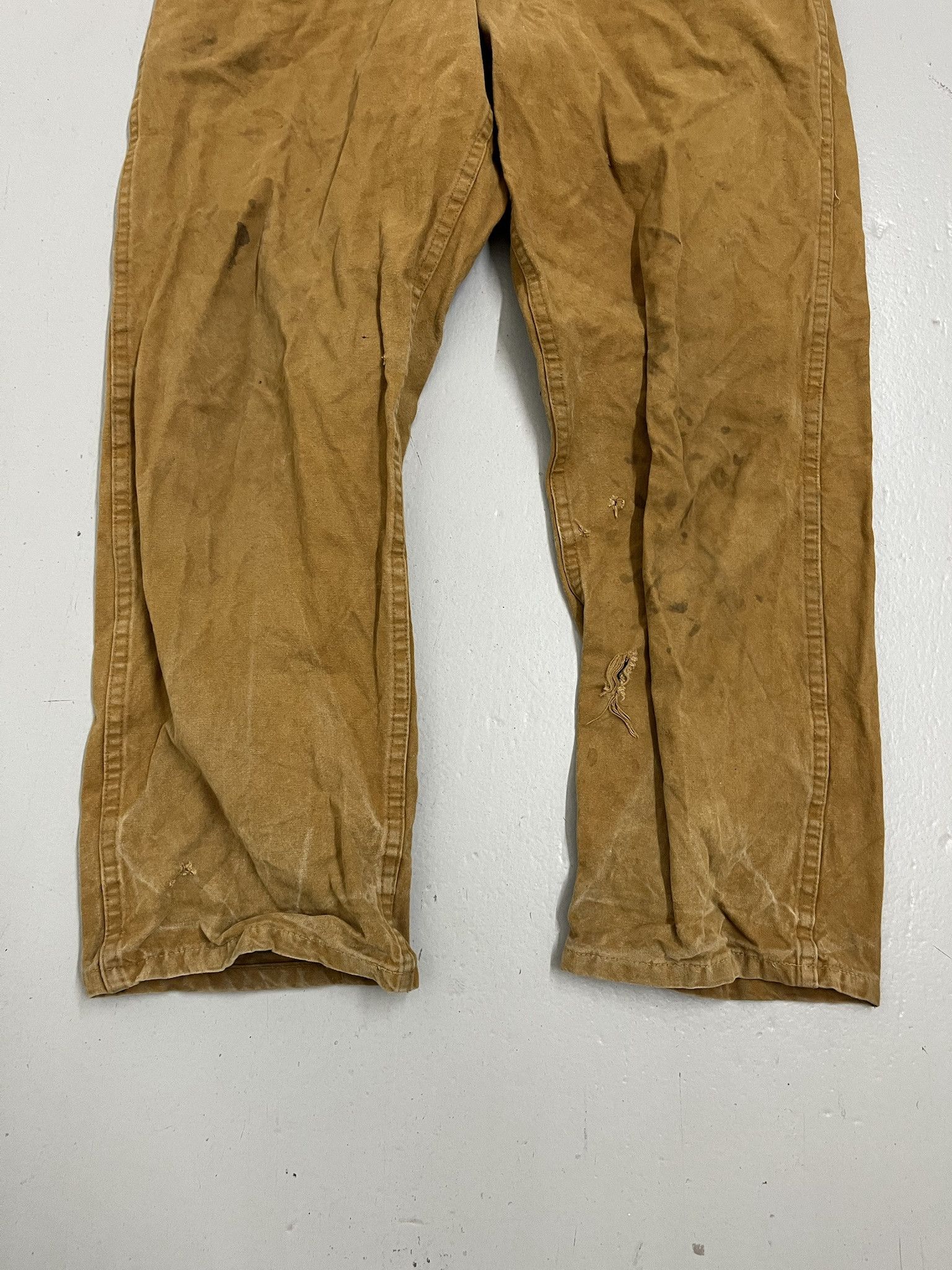 Vintage Vinage 70s SafTBak Distressed Canvas Hunting Pants Size 35 Size US 35 - 3 Thumbnail
