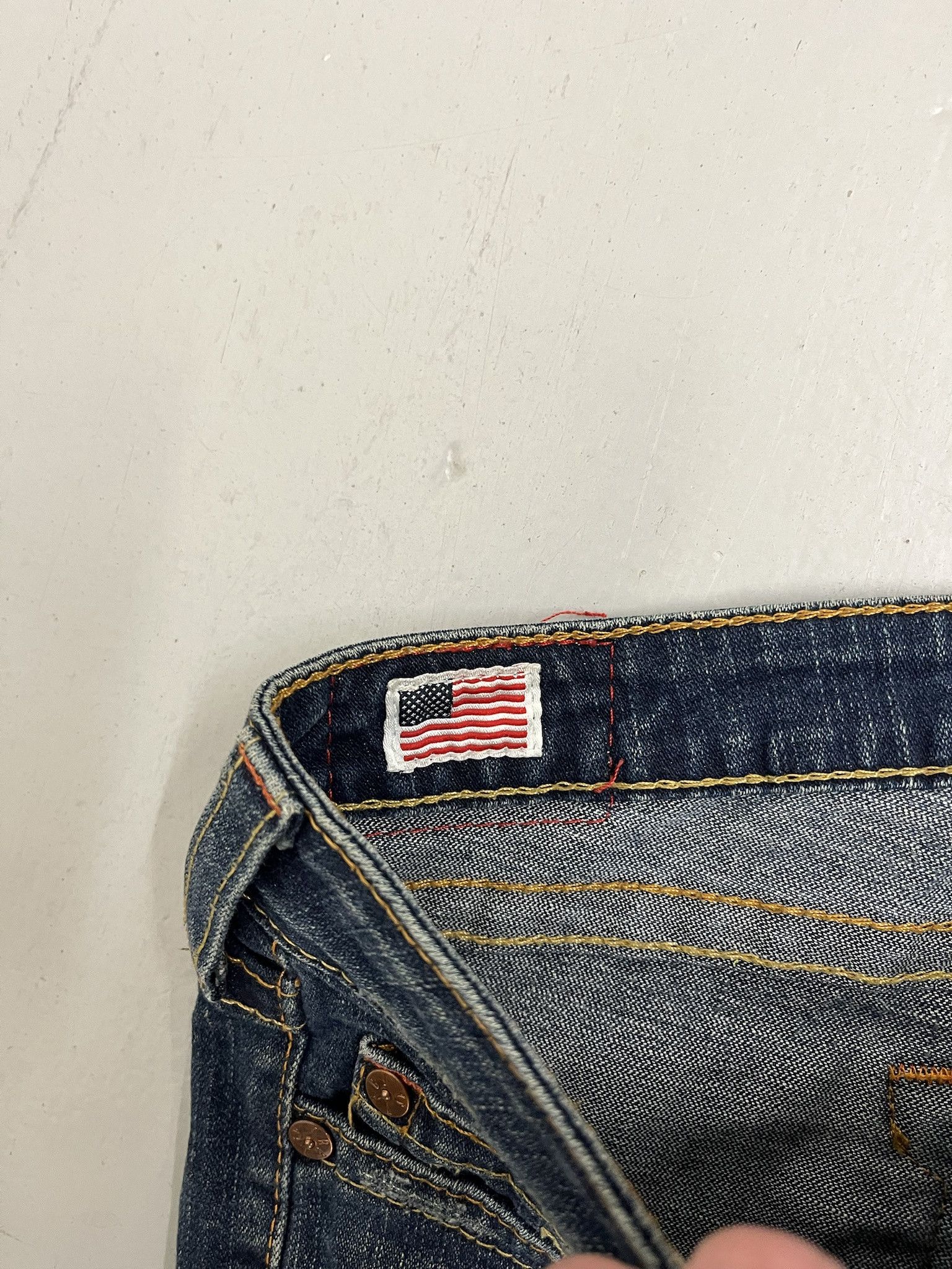 Vintage True Religion Jeans Size 31x24 Size US 31 - 3 Thumbnail