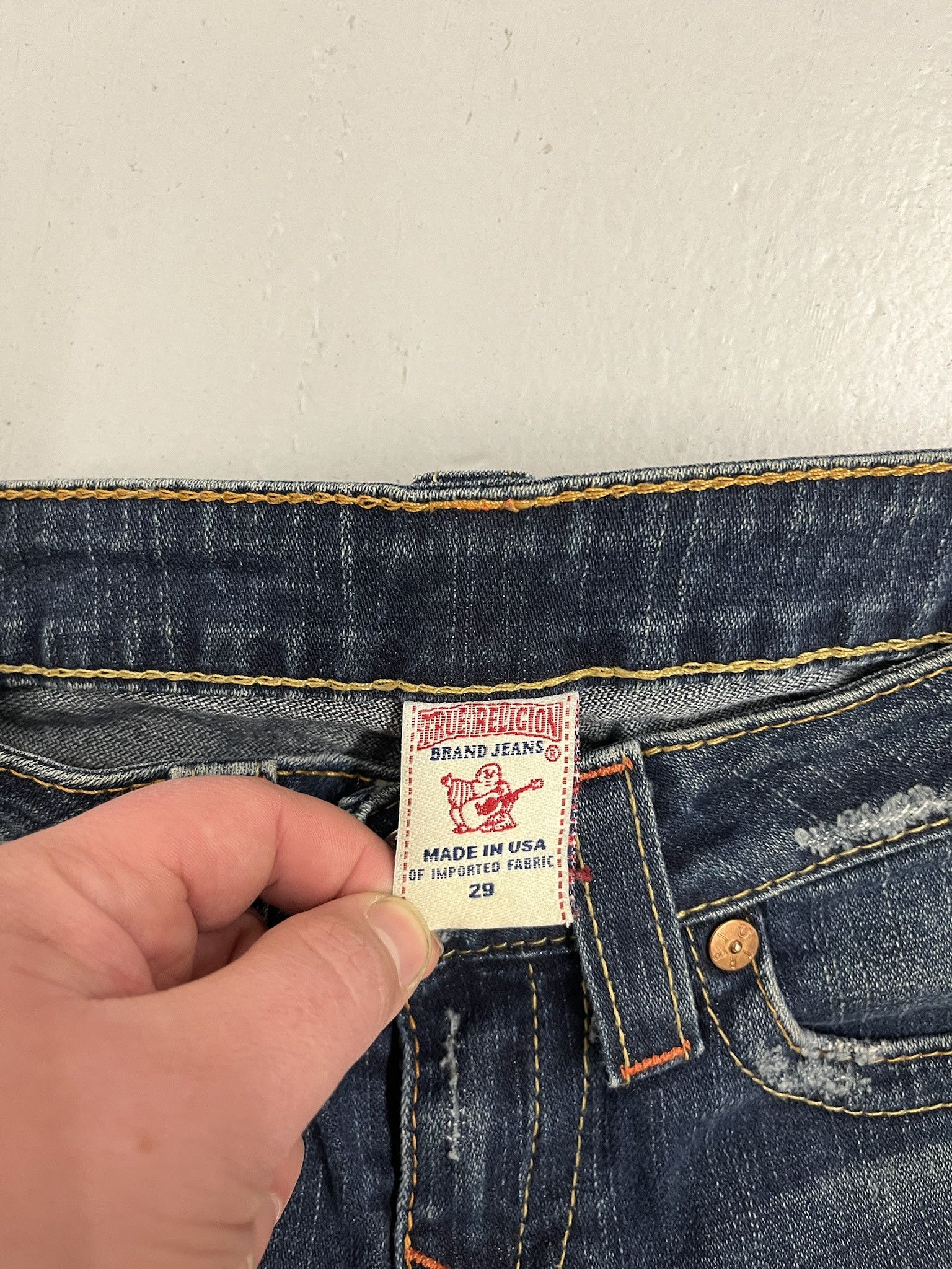 Vintage True Religion Jeans Size 31x24 Size US 31 - 2 Thumbnail