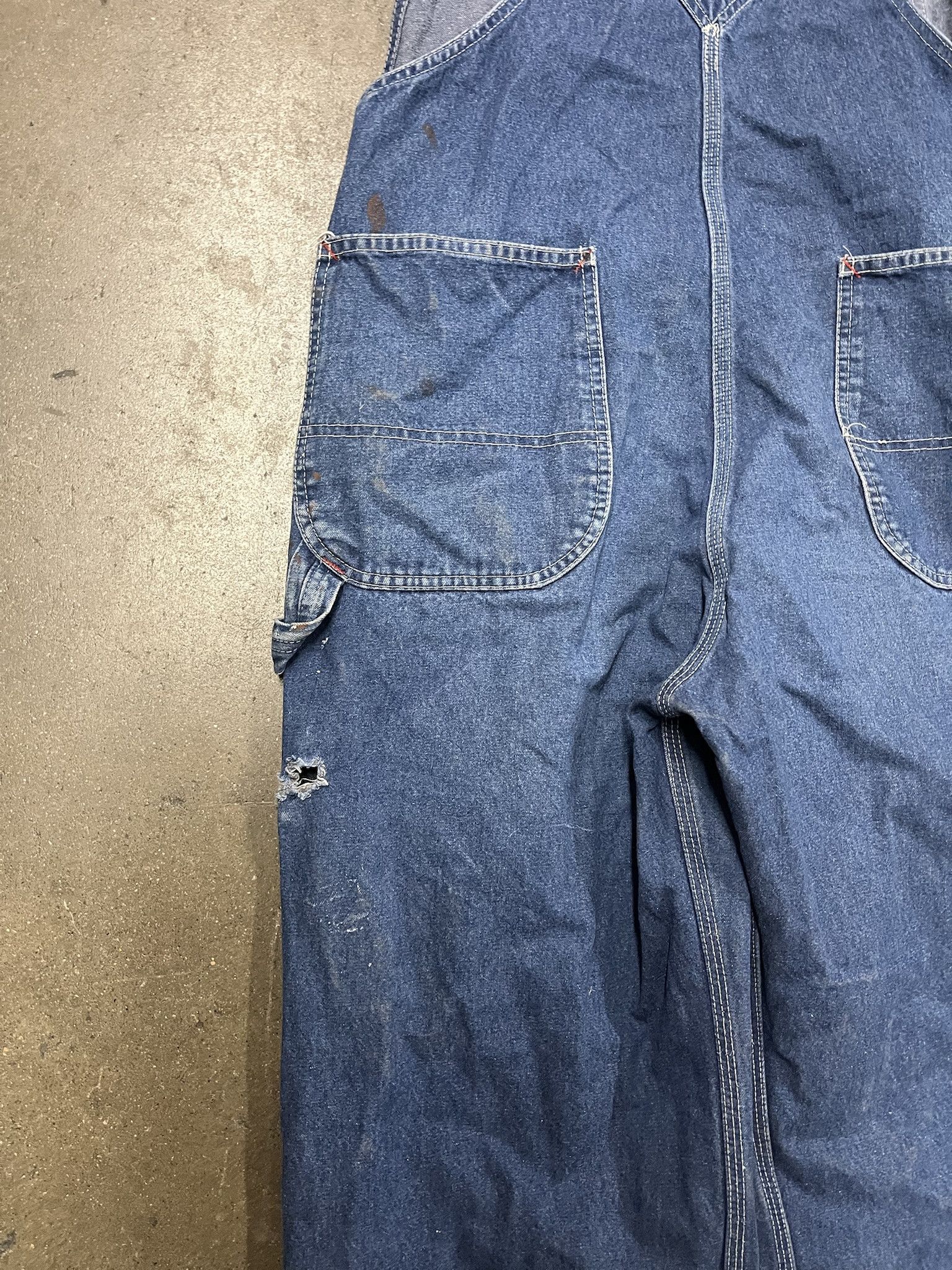Vintage Vintage 2000s Dickies Distressed Denim Overalls Size 39 Size US 39 - 6 Thumbnail
