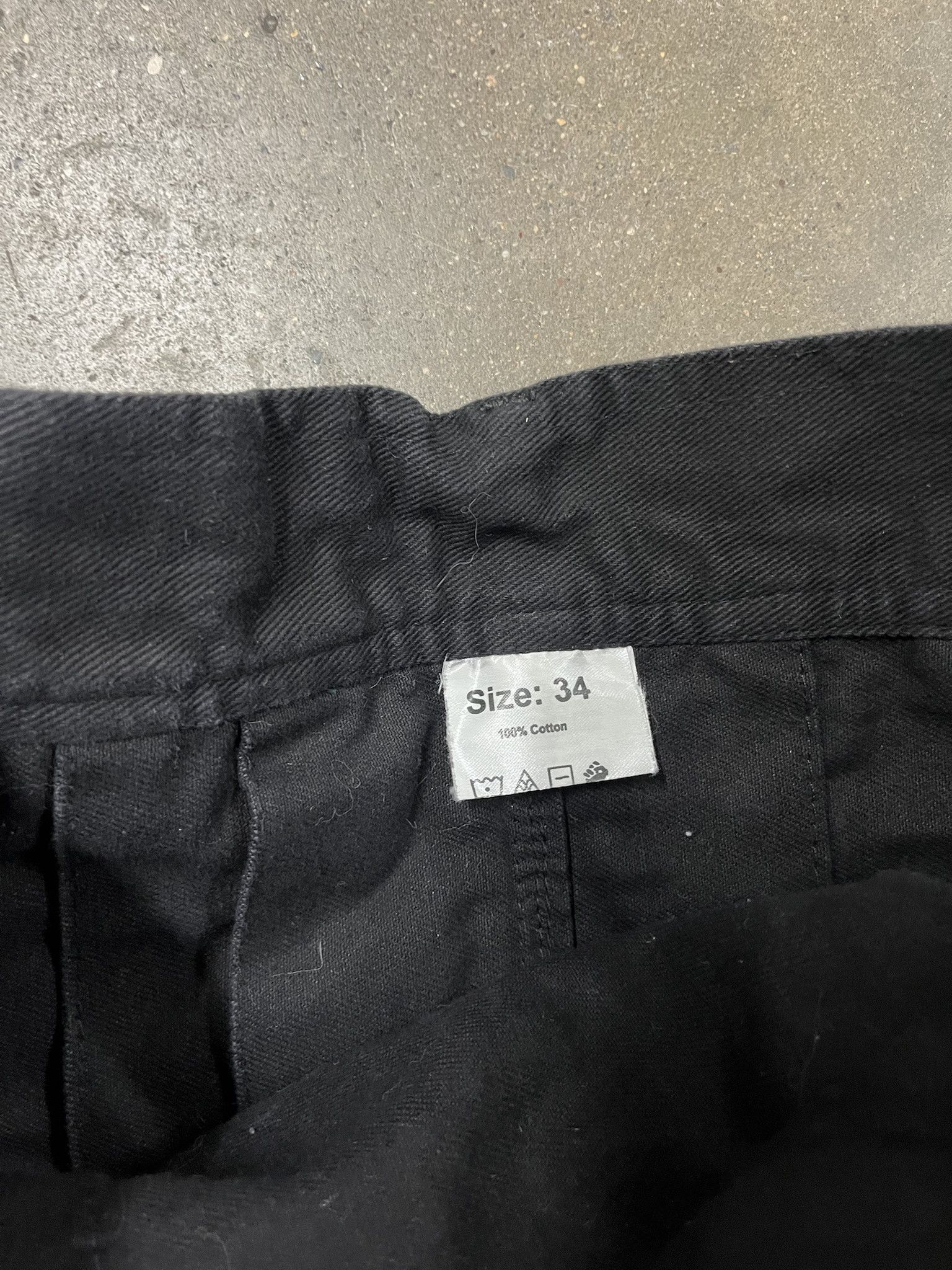 Vintage Vintage Heavy Cotton Kilt Black Size 31 Size US 31 - 2 Thumbnail