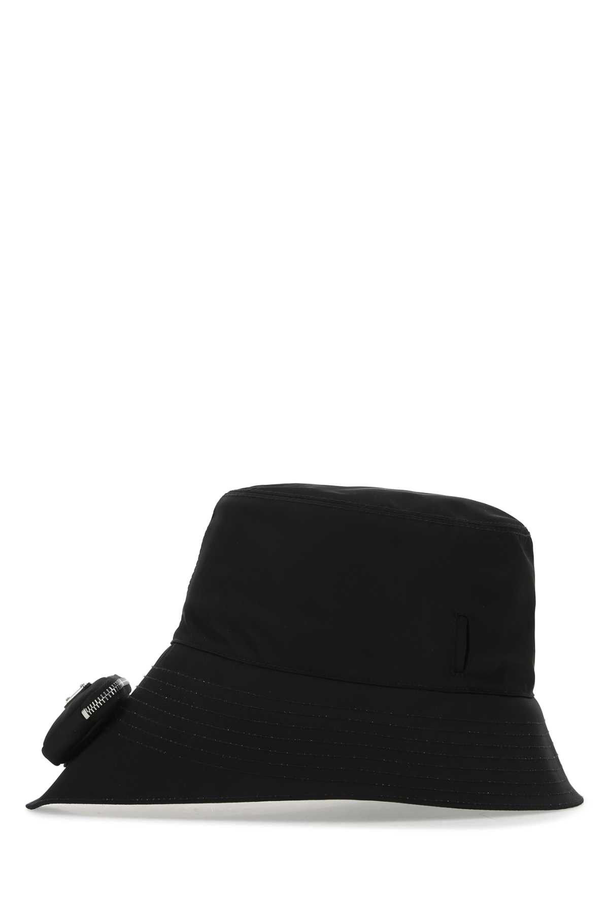 Prada Black Re-Nylon Hat Size ONE SIZE - 2 Thumbnail