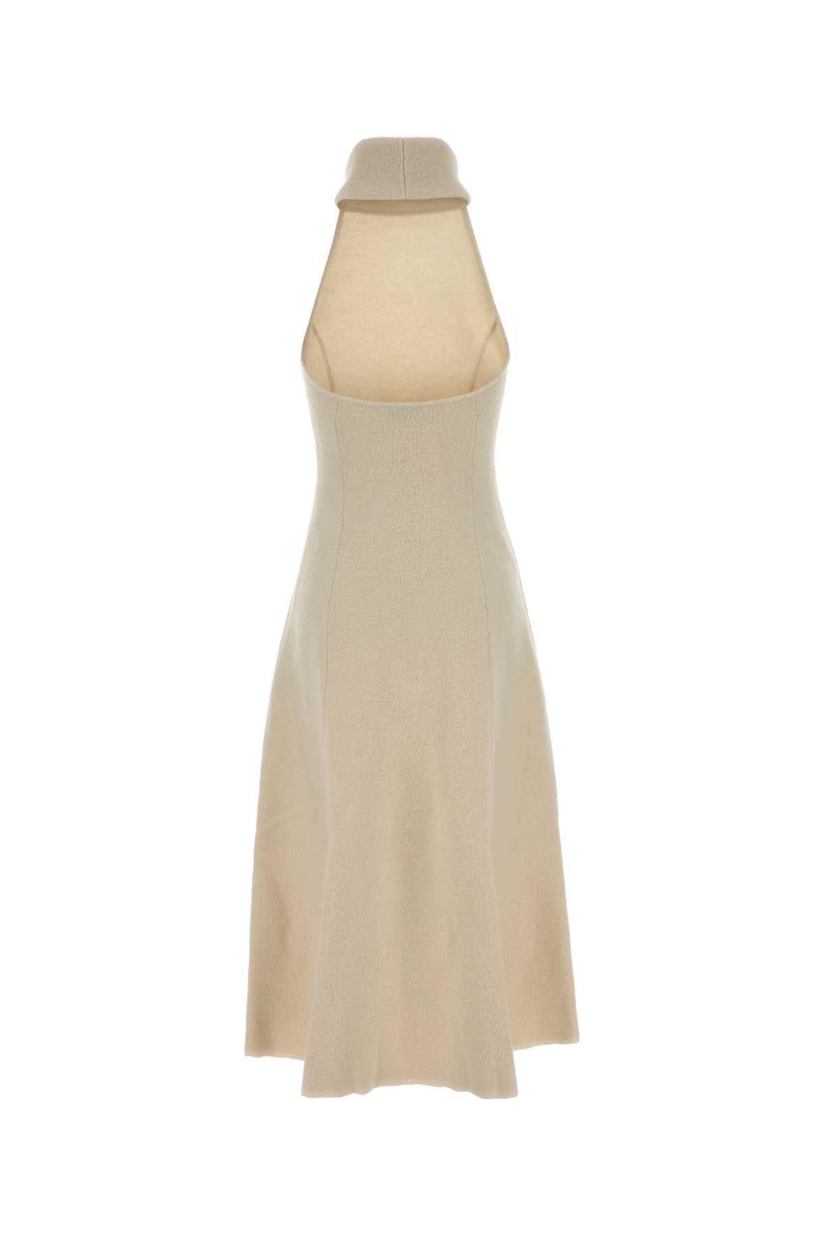 Magda Butrym Ivory Wool Blend Dress Size S / US 4 / IT 40 - 2 Thumbnail