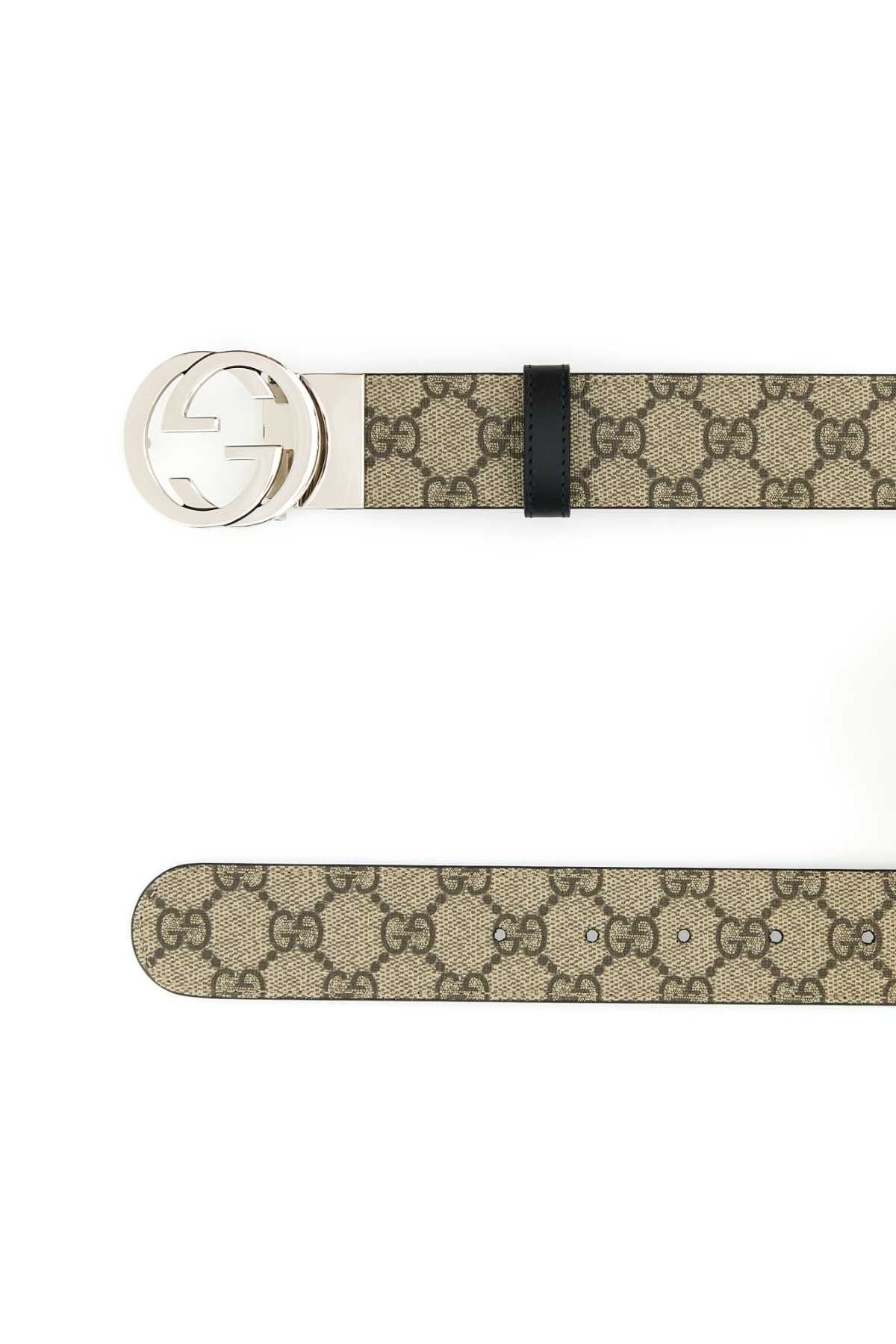 Gucci Gg Supreme Fabric Reversible Belt Size ONE SIZE - 2 Thumbnail