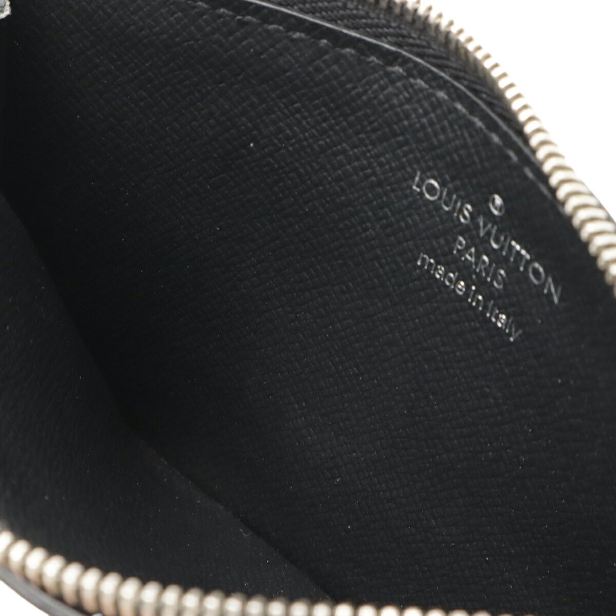 Louis Vuitton LOUIS VUITTON Taiga Rama Monogram Eclipse Coin and Card Holder, Case, Wallet, Purse, Noir, M30271 Size ONE SIZE - 6 Thumbnail