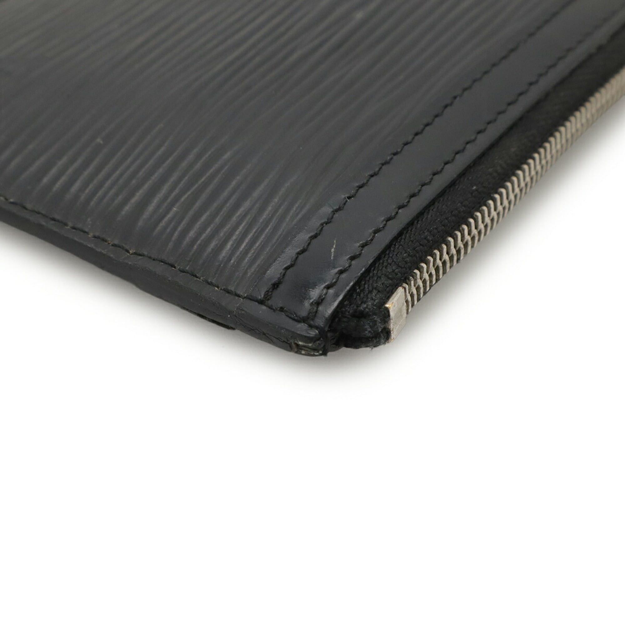 Louis Vuitton LOUIS VUITTON Epi Pochette Clé NM Coin Case Wallet Purse Noir Black M66602 Size ONE SIZE - 4 Thumbnail