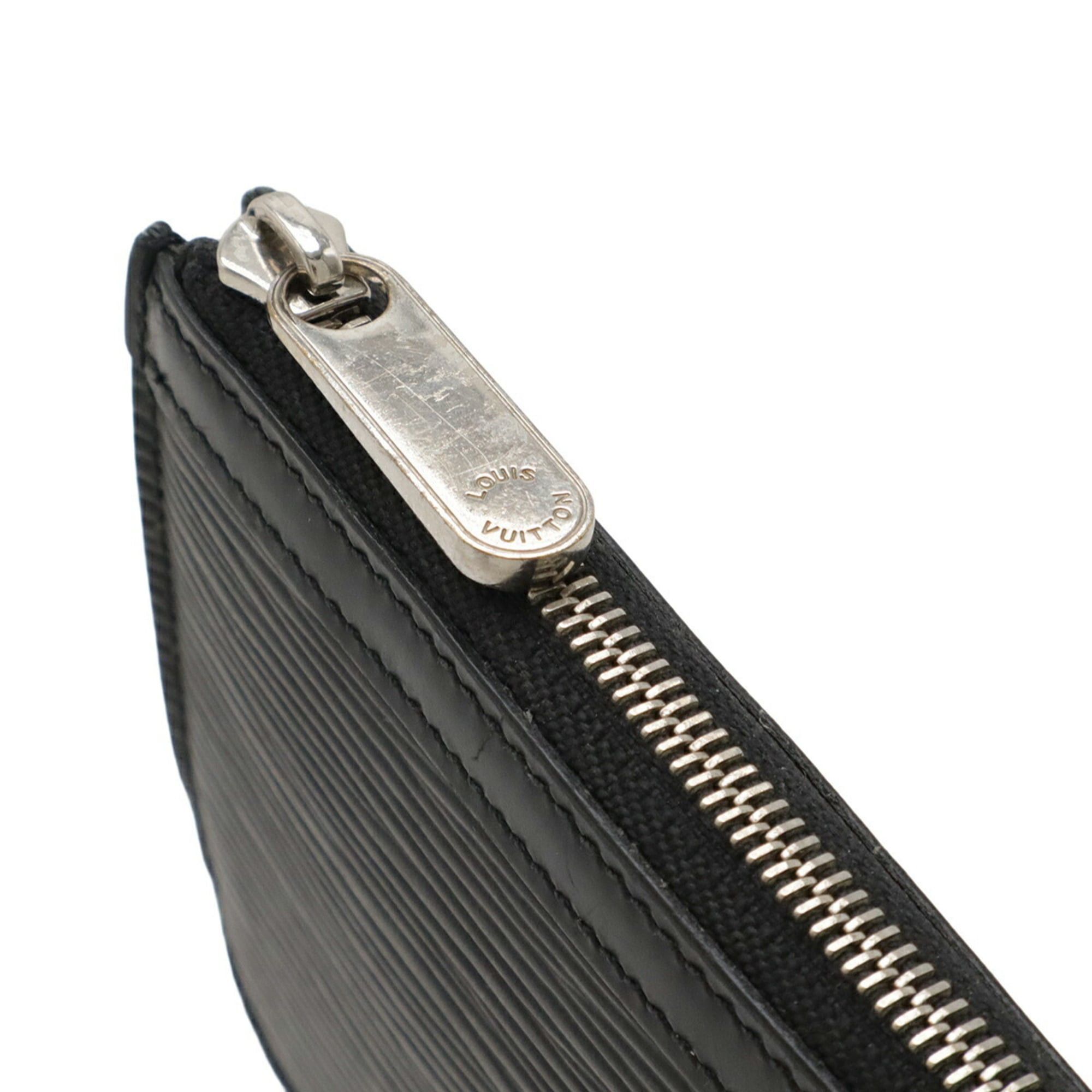 Louis Vuitton LOUIS VUITTON Epi Pochette Clé NM Coin Case Wallet Purse Noir Black M66602 Size ONE SIZE - 5 Thumbnail