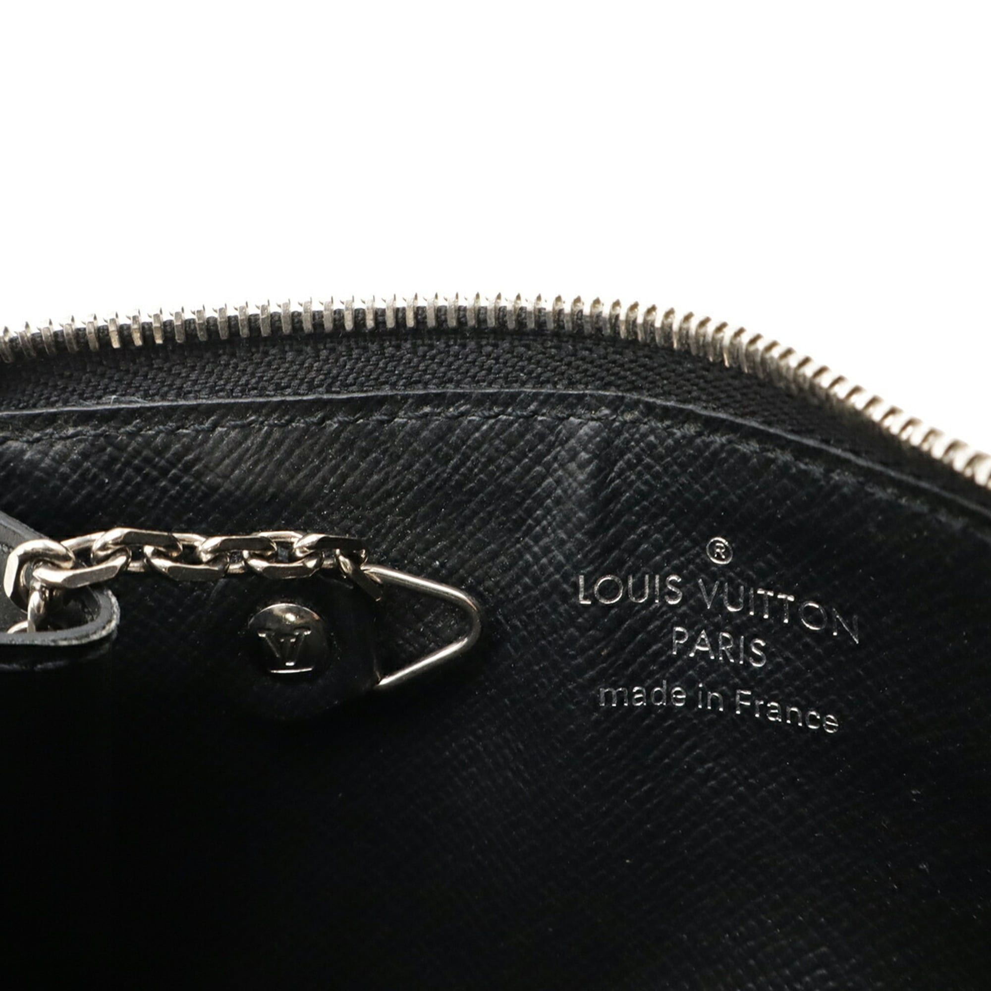 Louis Vuitton LOUIS VUITTON Epi Pochette Clé NM Coin Case Wallet Purse Noir Black M66602 Size ONE SIZE - 7 Thumbnail