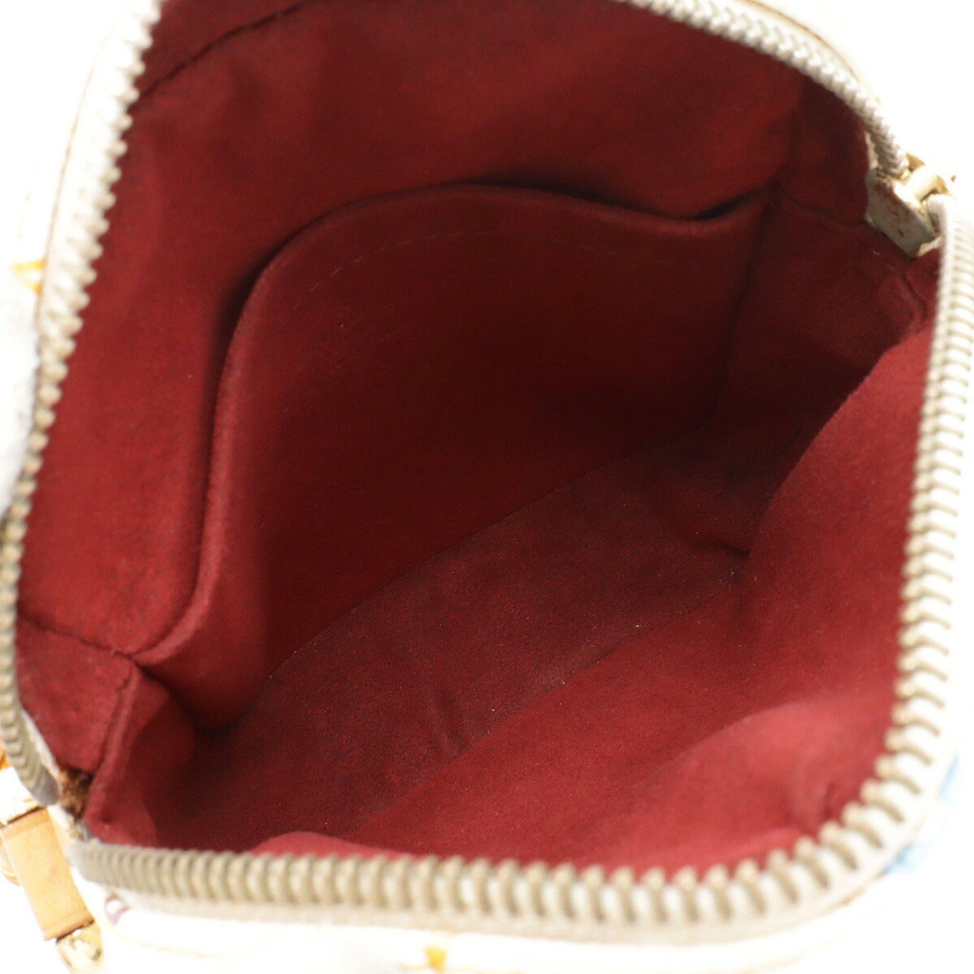 Louis Vuitton LOUIS VUITTON Monogram Multicolore Lift Shoulder Bag Pochette Blanc White M40055 Size ONE SIZE - 8 Thumbnail