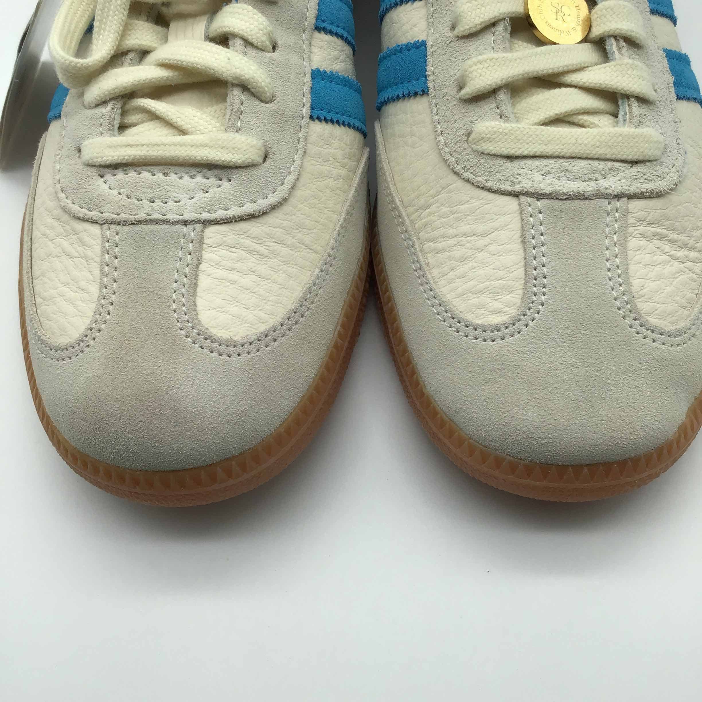 adidas gazelle silver green womens Sporty & Rich x Adidas Samba OG 'Cream Blue' main image 0