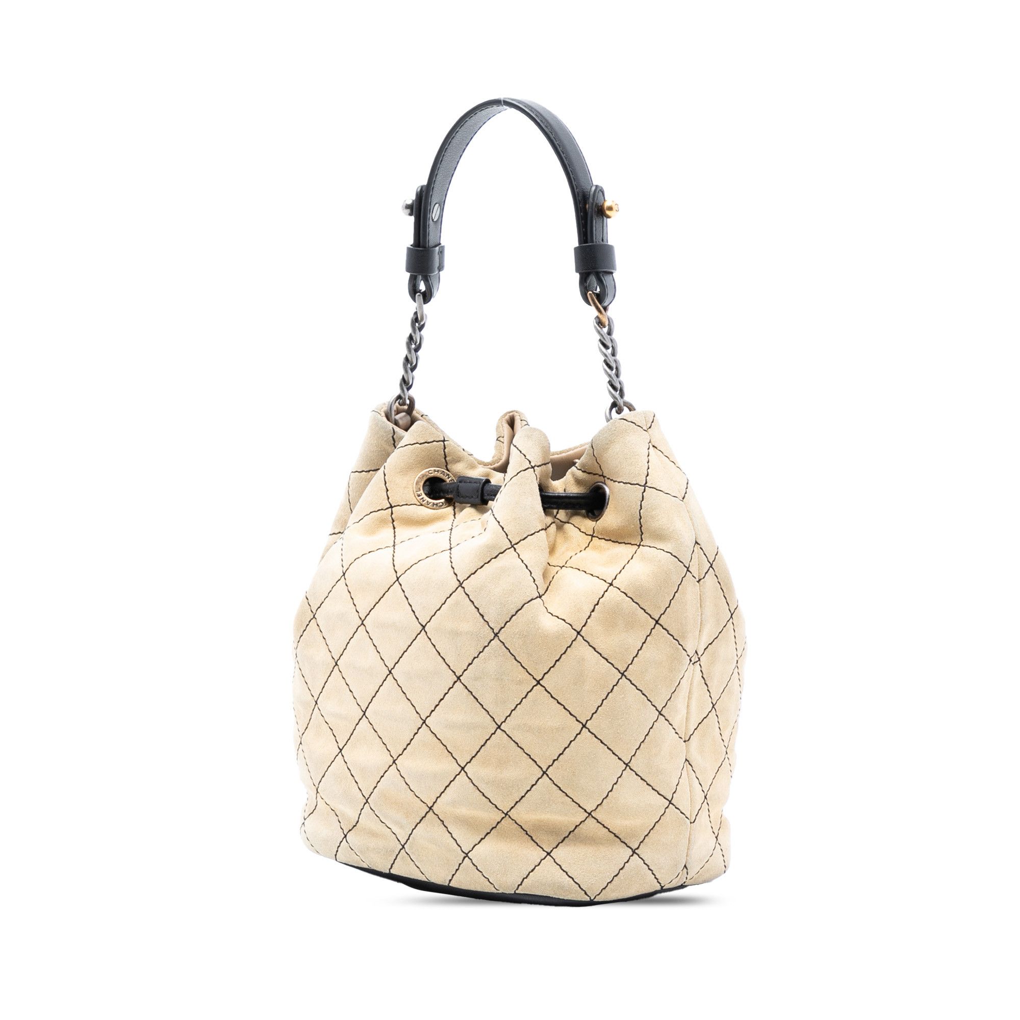 Chanel Chanel CC Suede Wild Stitch Bucket Bag Size ONE SIZE - 2 Thumbnail