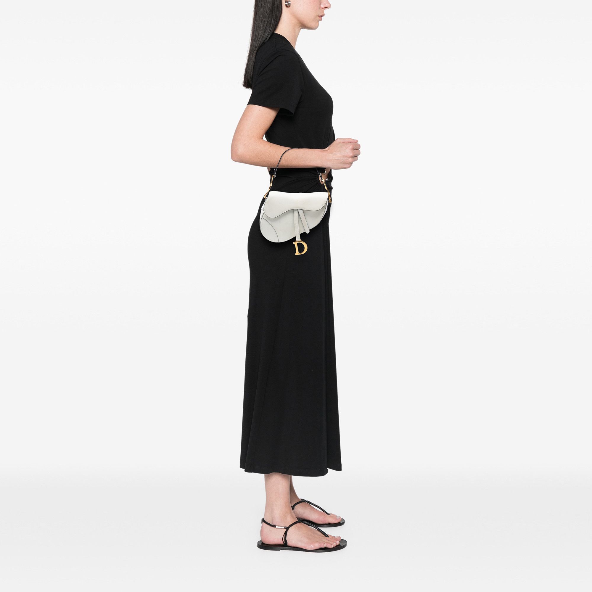 Dior Dior Grained Calfskin Saddle Bag Size ONE SIZE - 7 Thumbnail