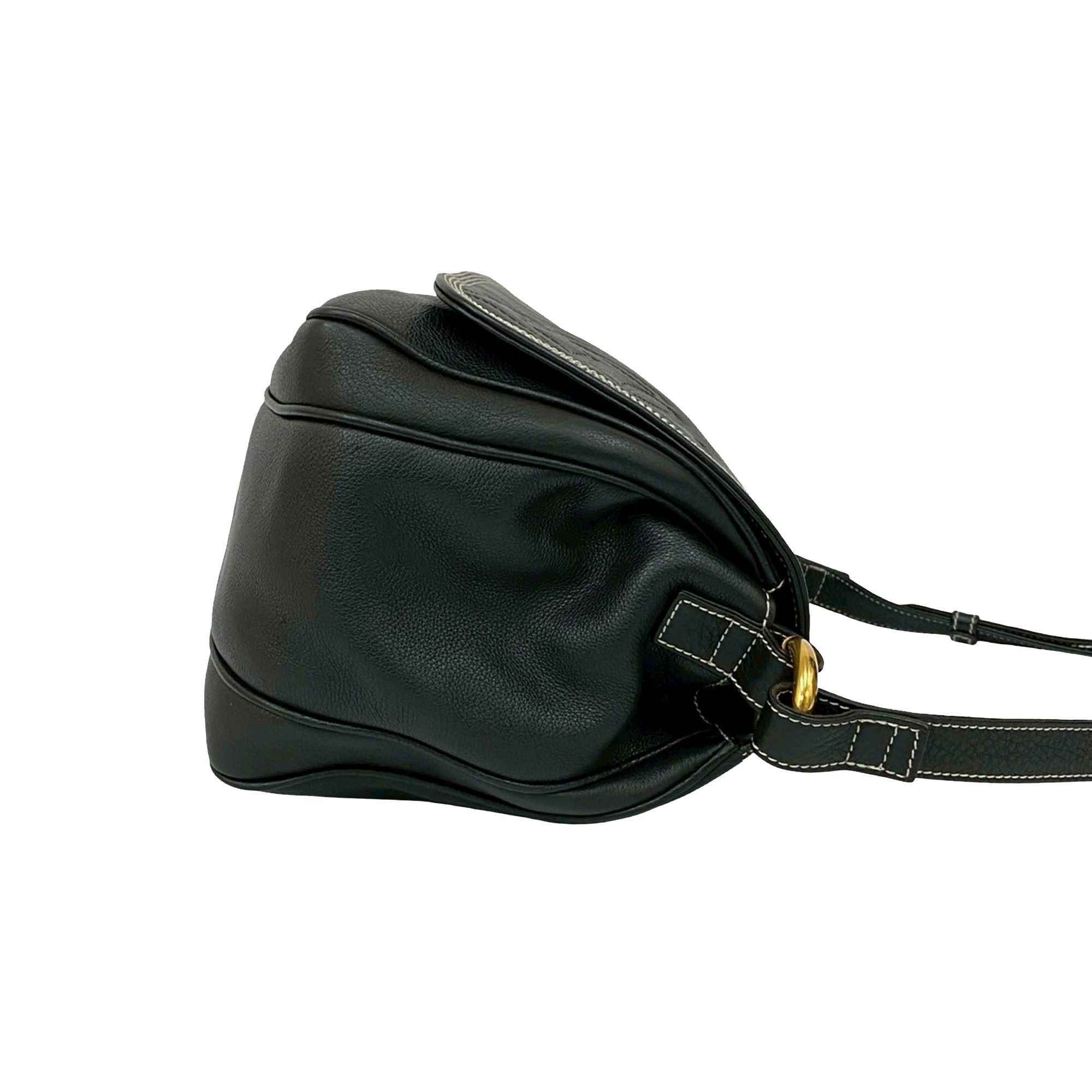 Loewe LOEWE Leather Anagram Flap Crossbody Size ONE SIZE - 7 Thumbnail