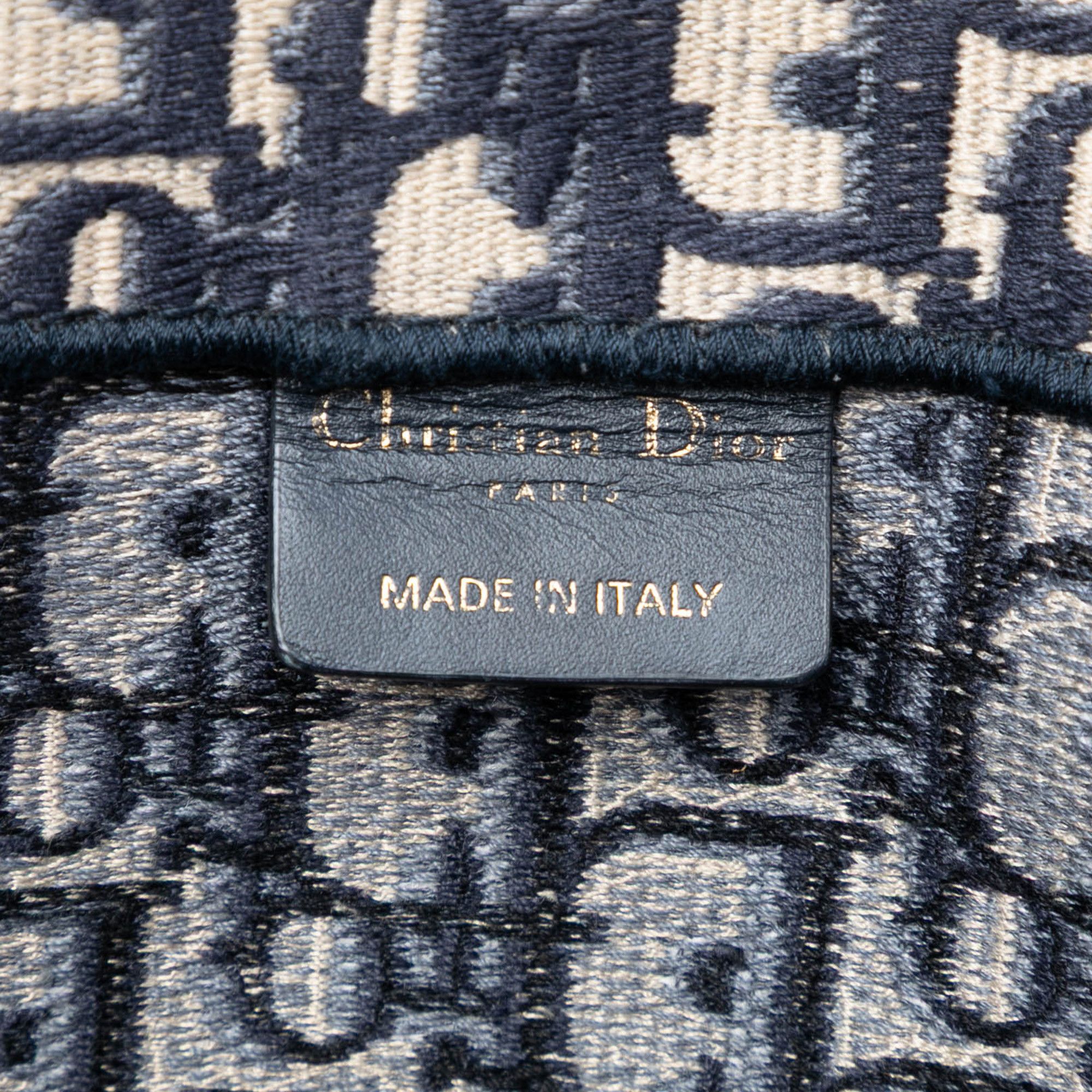 Dior Dior Large Oblique Embroidered Canvas Book Tote Size ONE SIZE - 5 Thumbnail