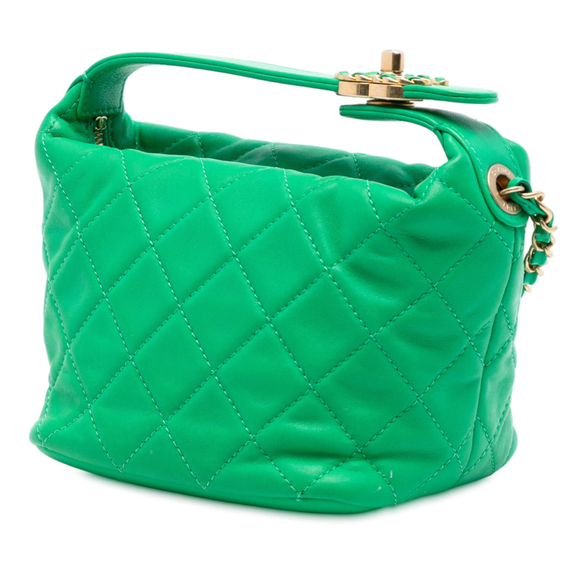 Chanel Chanel Small Quilted Lambskin Perfect Meeting Hobo Size ONE SIZE - 2 Thumbnail