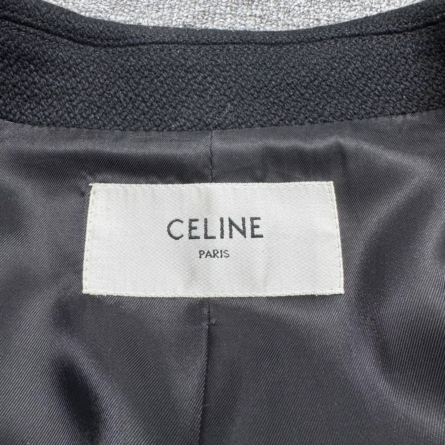 Celine celine wool and leather bomber jacket Size US XXL / EU 58 / 5 - 3 Thumbnail