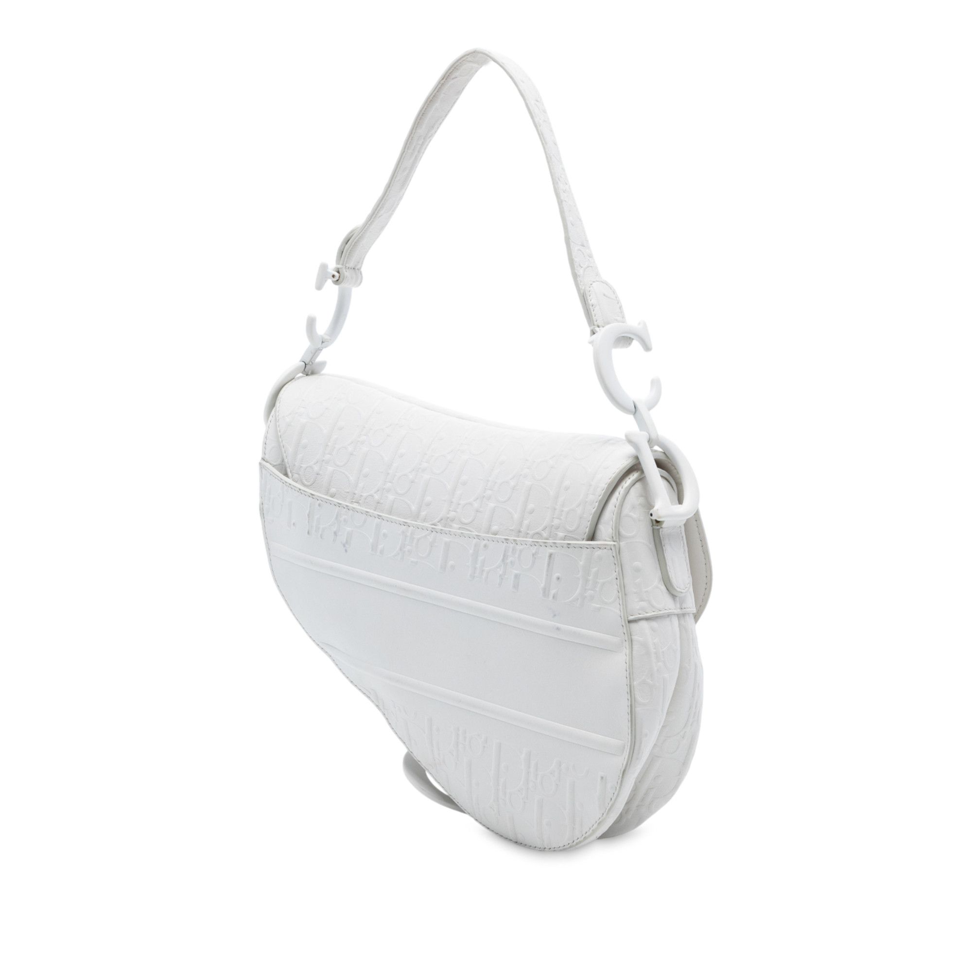 Dior Dior Oblique Embossed Calfskin Saddle Bag Size ONE SIZE - 2 Thumbnail